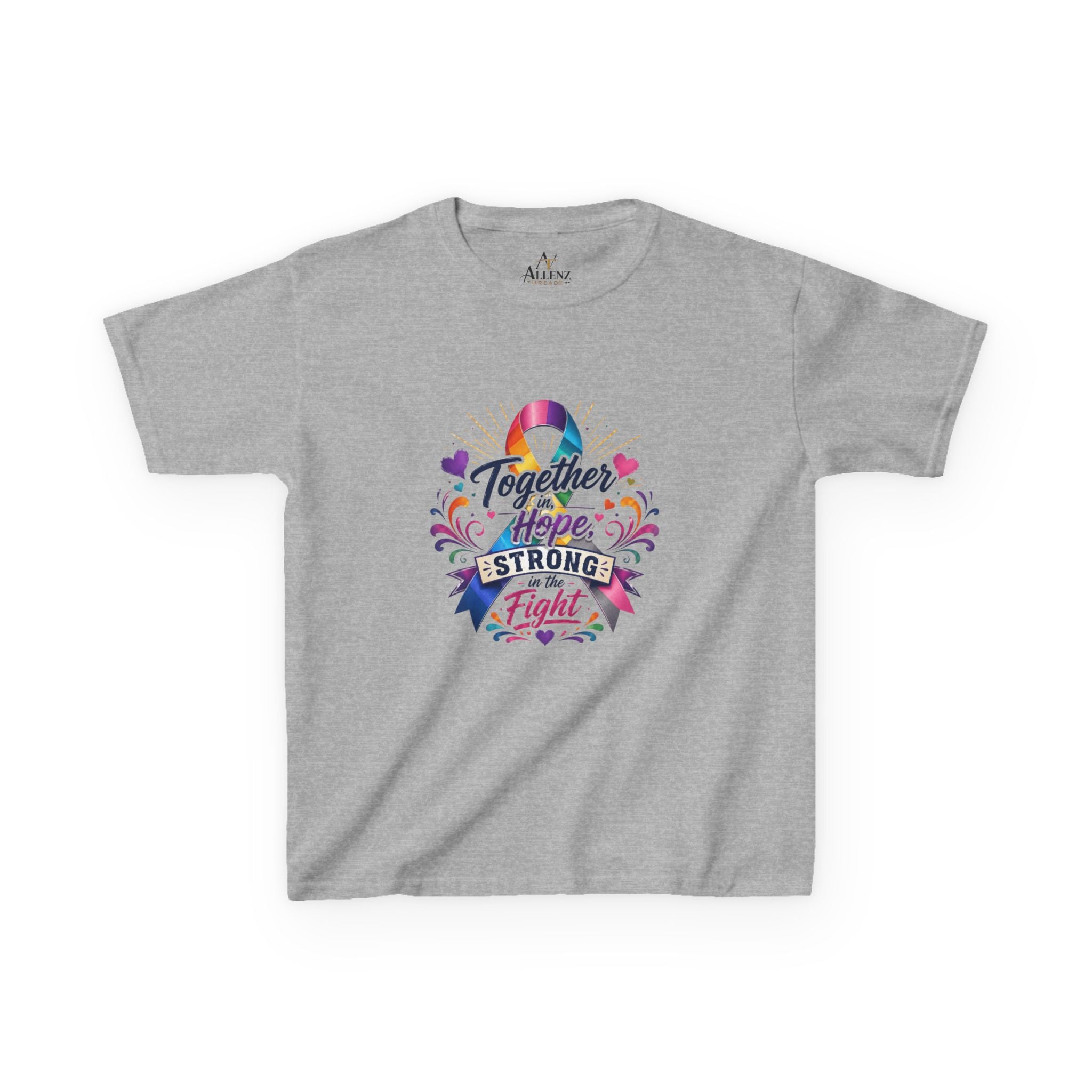 Together In Hope Cancer Awareness Kids Heavy Cotton™ Tee
