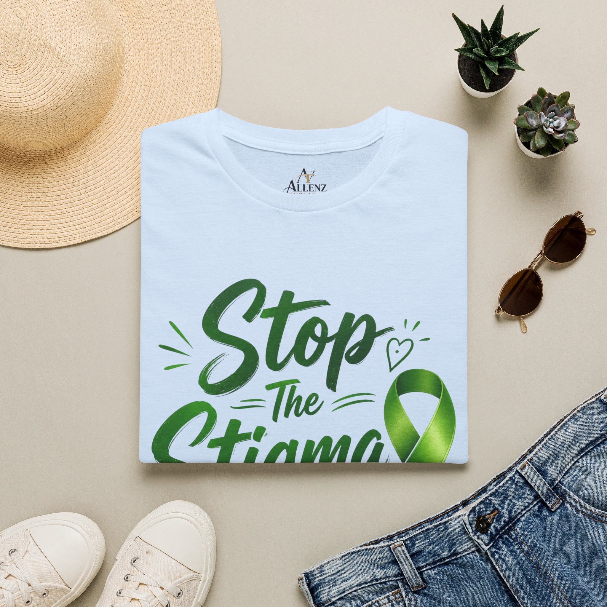 Stop The Stigma Mental Health Unisex Softstyle T-Shirt