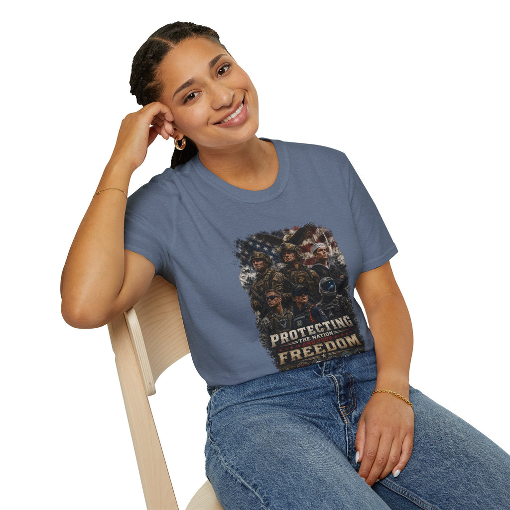 Protecting the Nation Unisex Softstyle T-Shirt