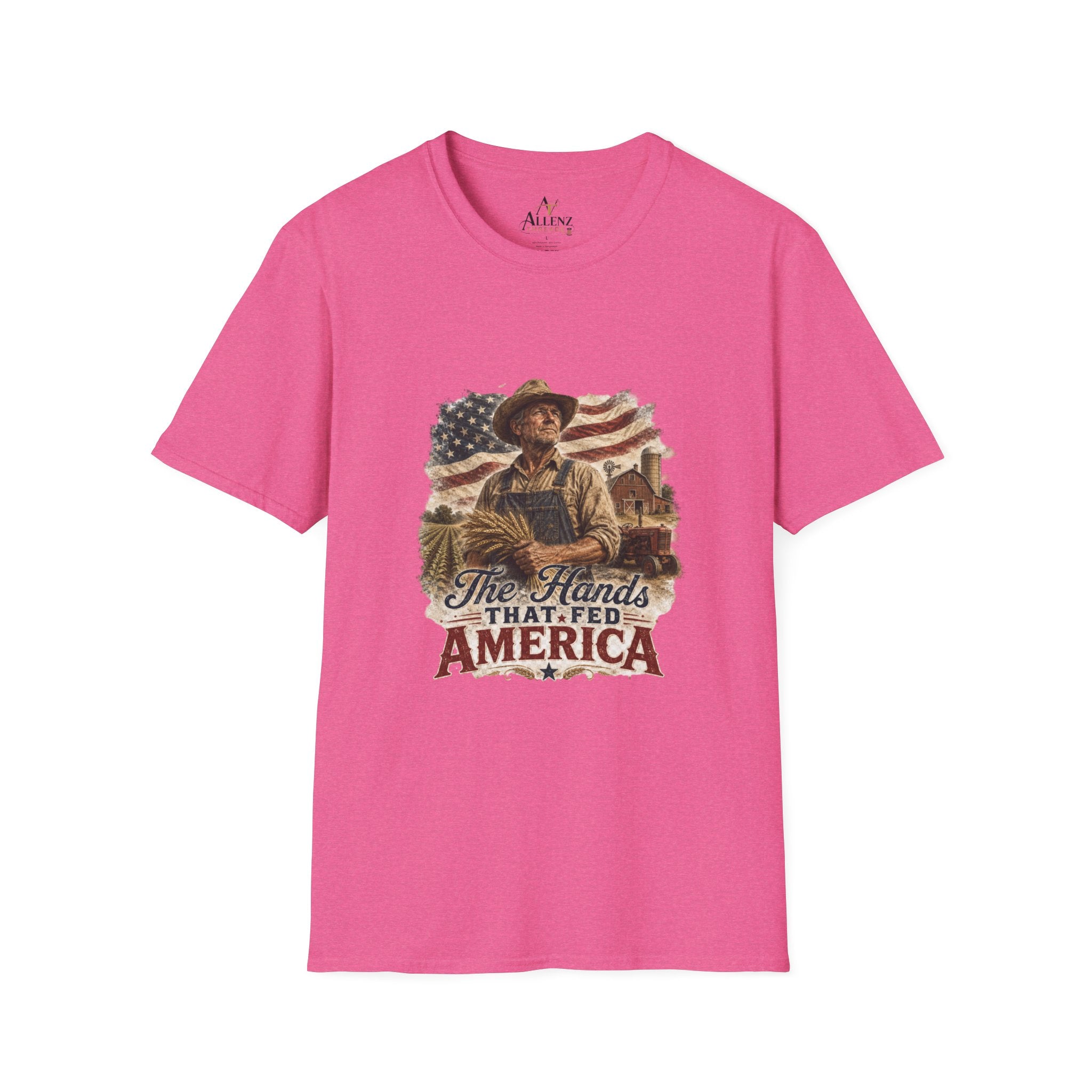 The Hands that fed America Unisex Softstyle T-Shirt