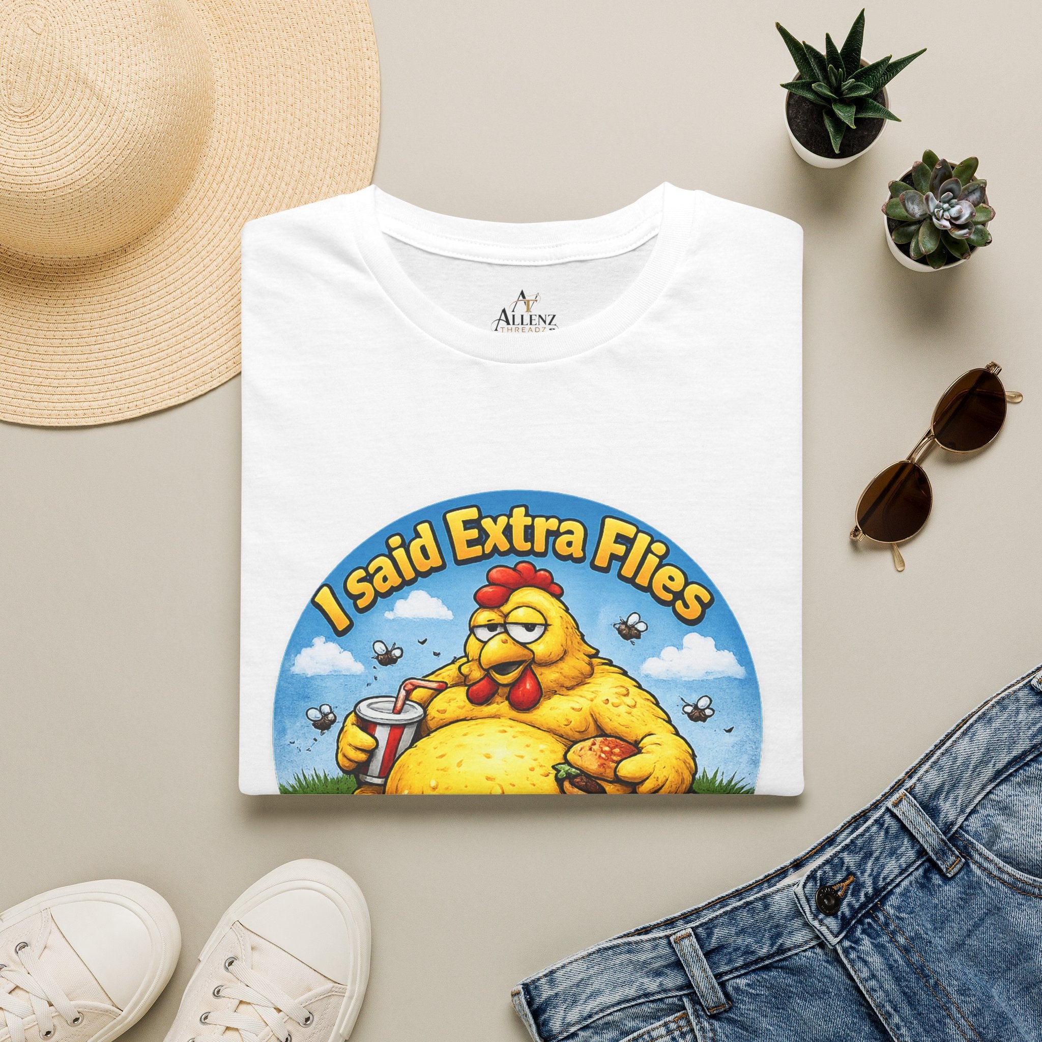 🍔 “I Said Extra Flies, Not Exercise!” 🍔