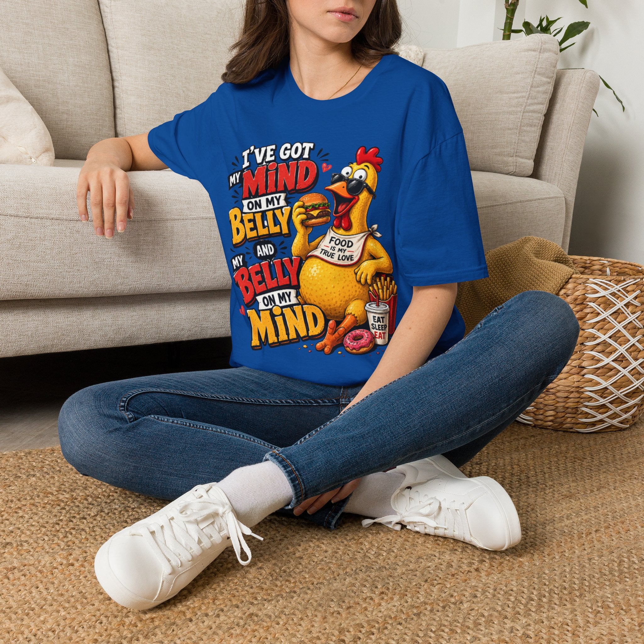 I've Got my Mind on My Belly Unisex Softstyle T-Shirt