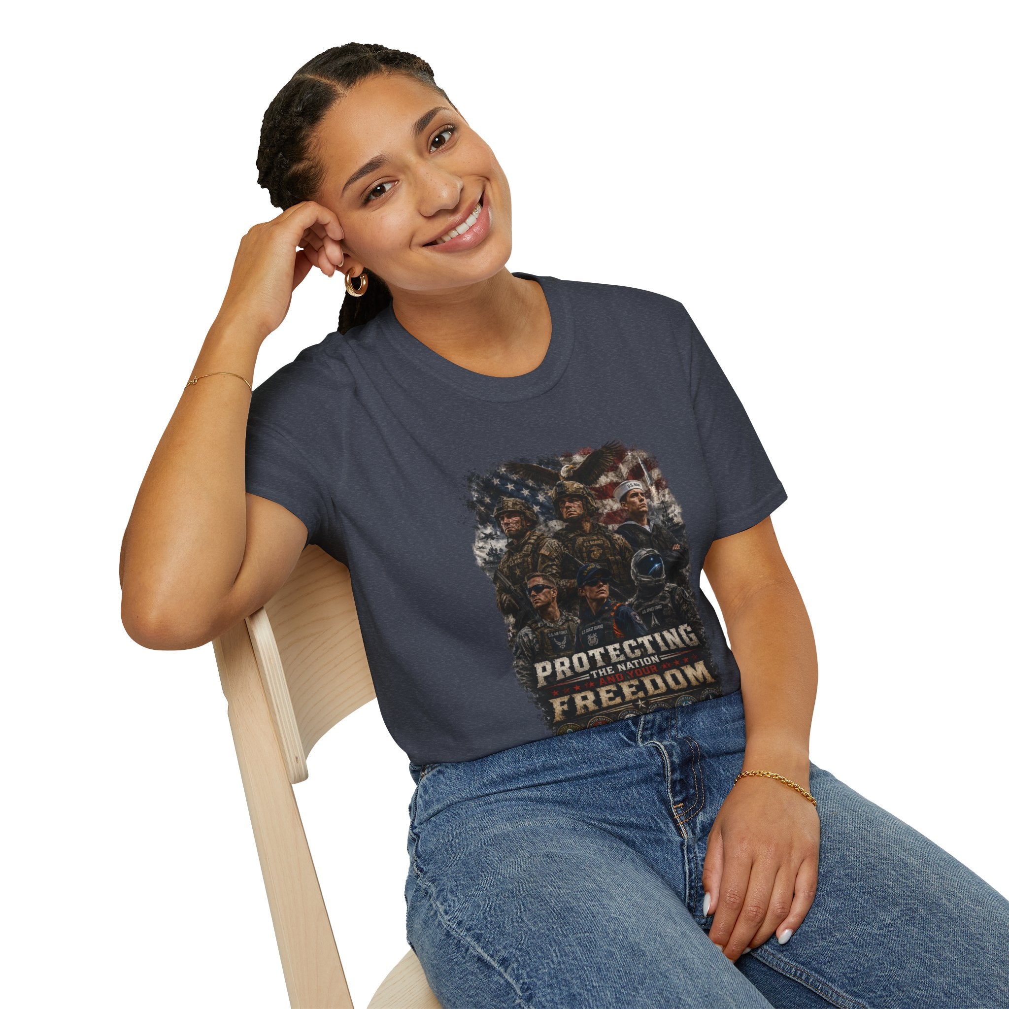 Protecting the Nation Unisex Softstyle T-Shirt