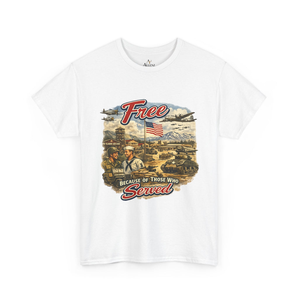 Unisex Heavy Cotton Tee - free because of who served