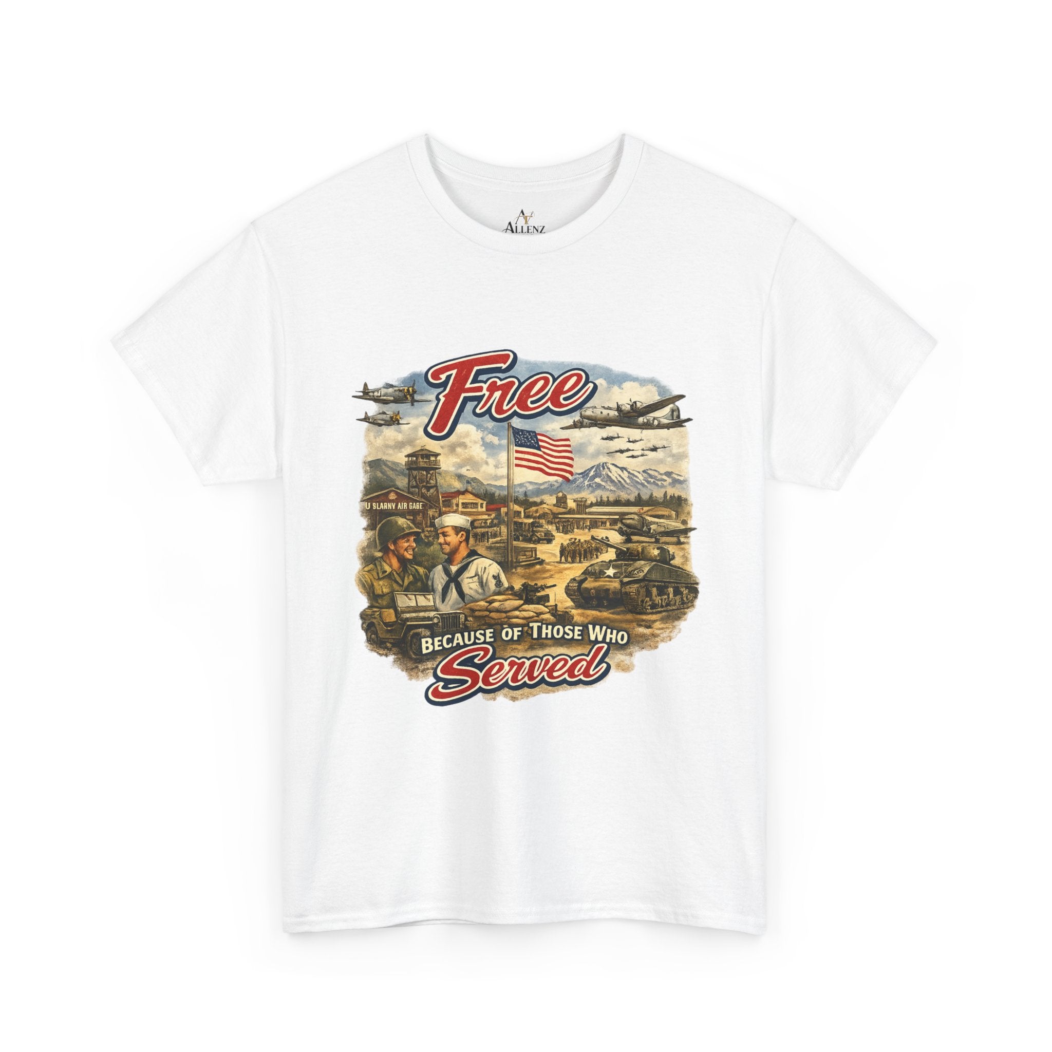 Unisex Heavy Cotton Tee - free because of who served