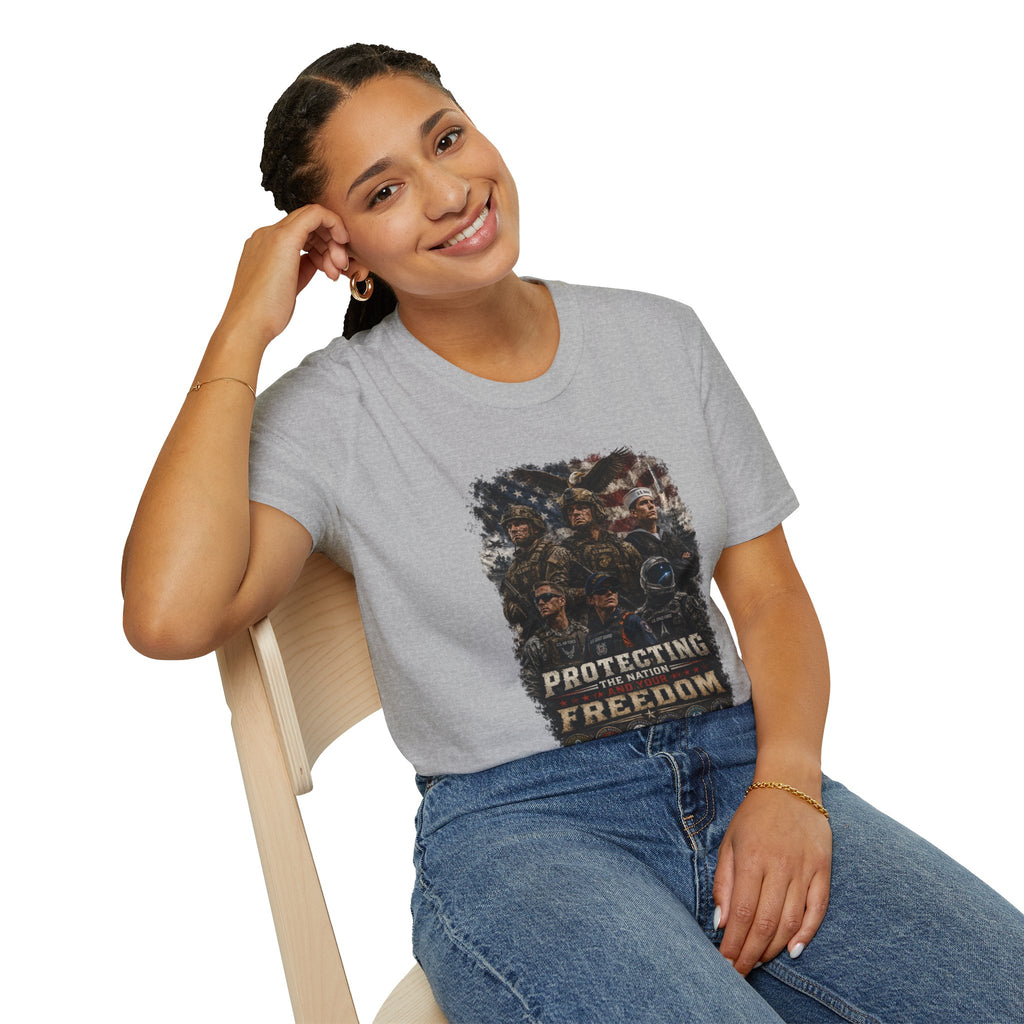 Protecting the Nation Unisex Softstyle T-Shirt