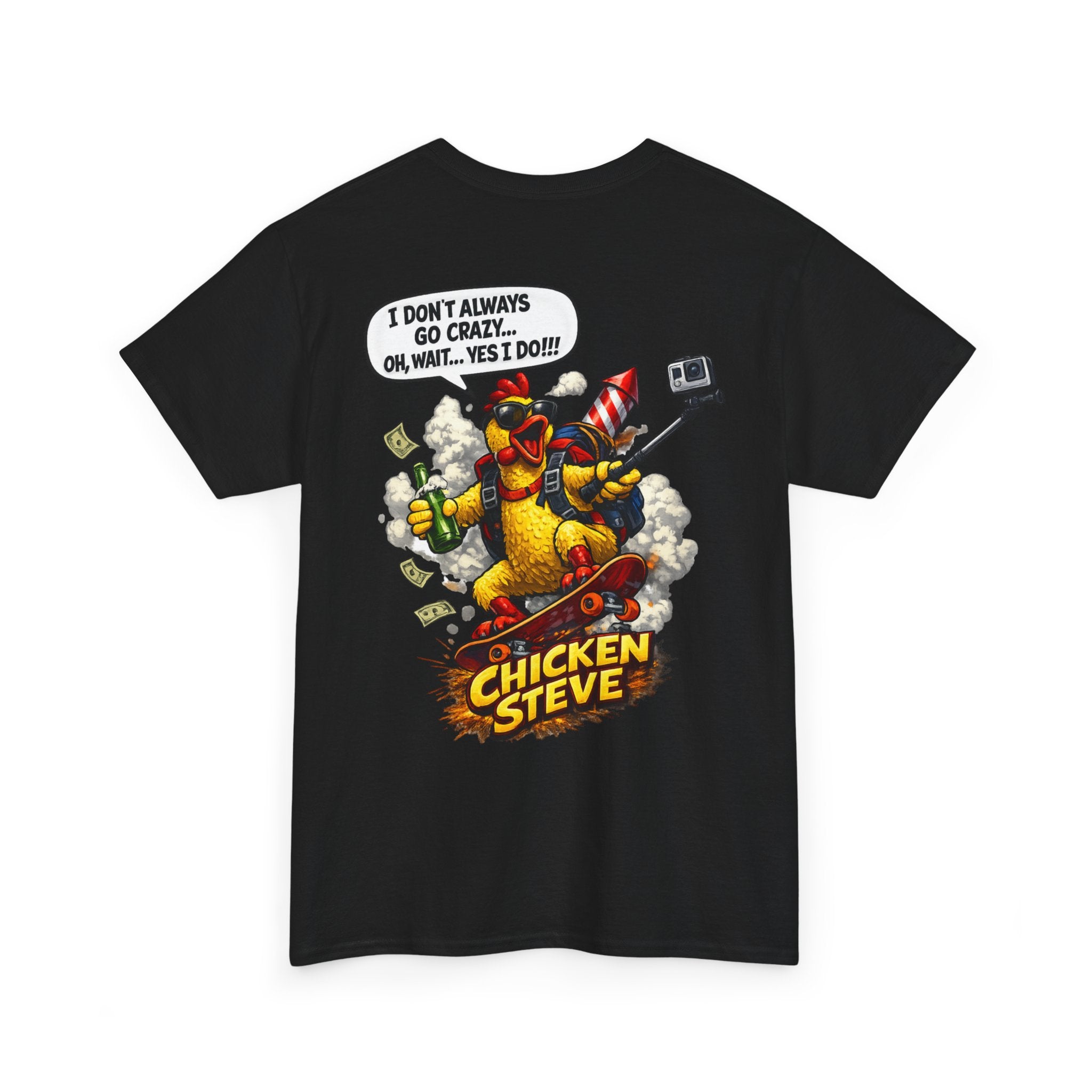 Unisex Heavy Cotton Tee    Chicken Steve's Adventures