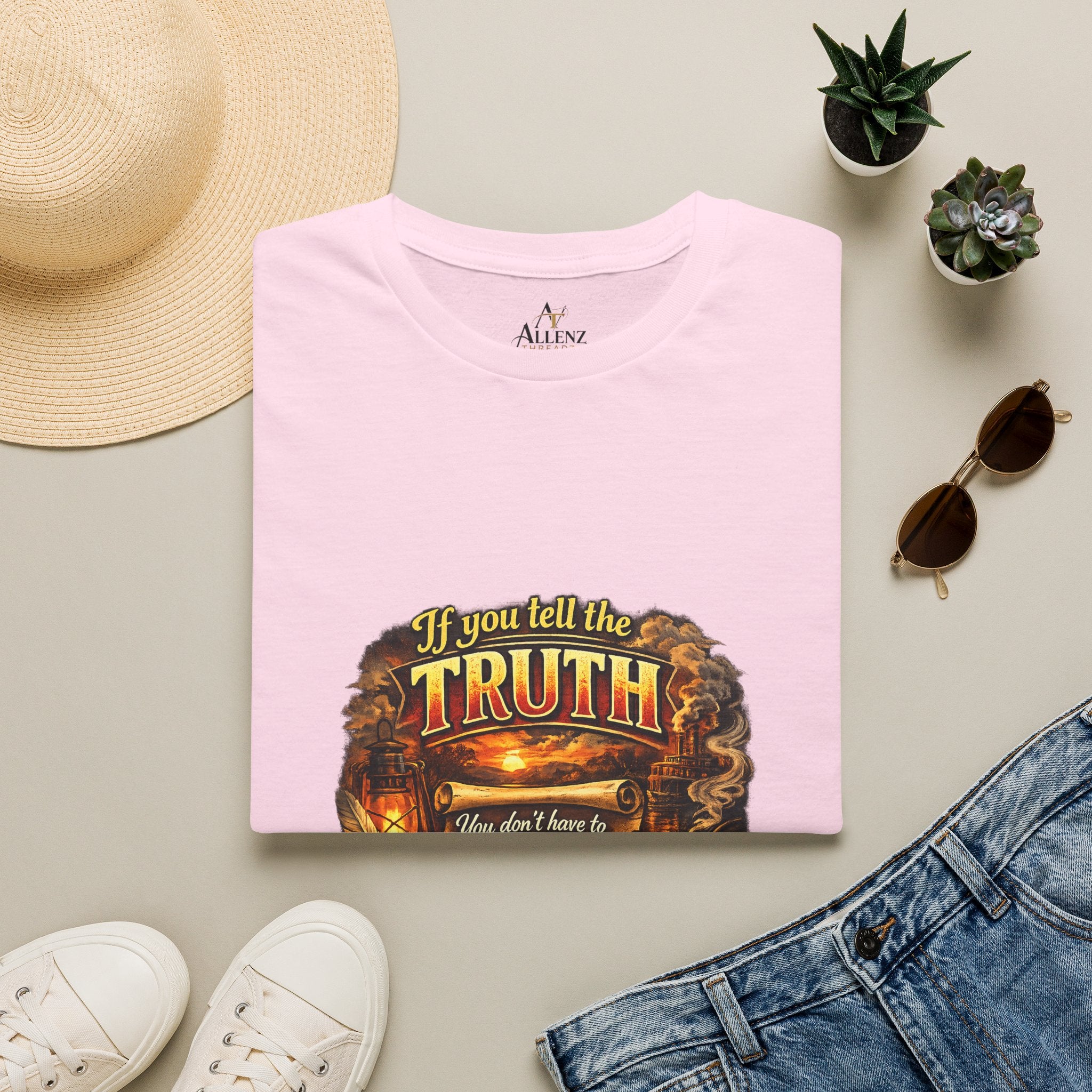 If you tell the truth Unisex Softstyle T-Shirt