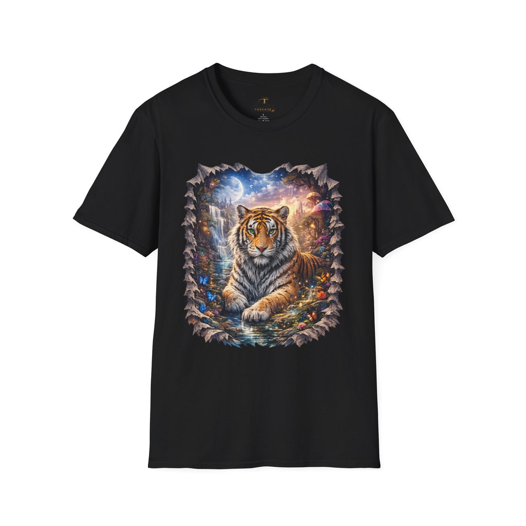Unisex Softstyle T-Shirt -Fantasy Bengal tiger