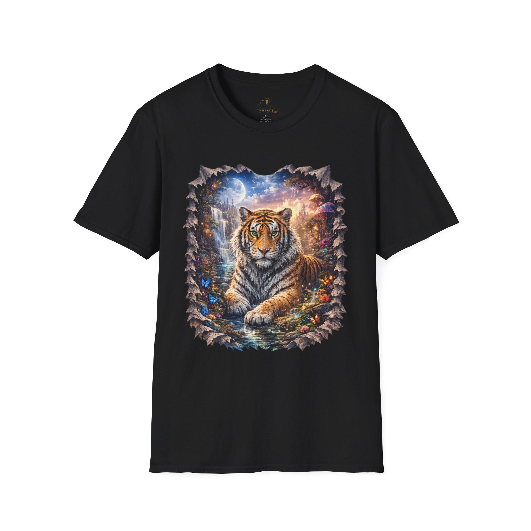Unisex Softstyle T-Shirt -Fantasy Bengal tiger