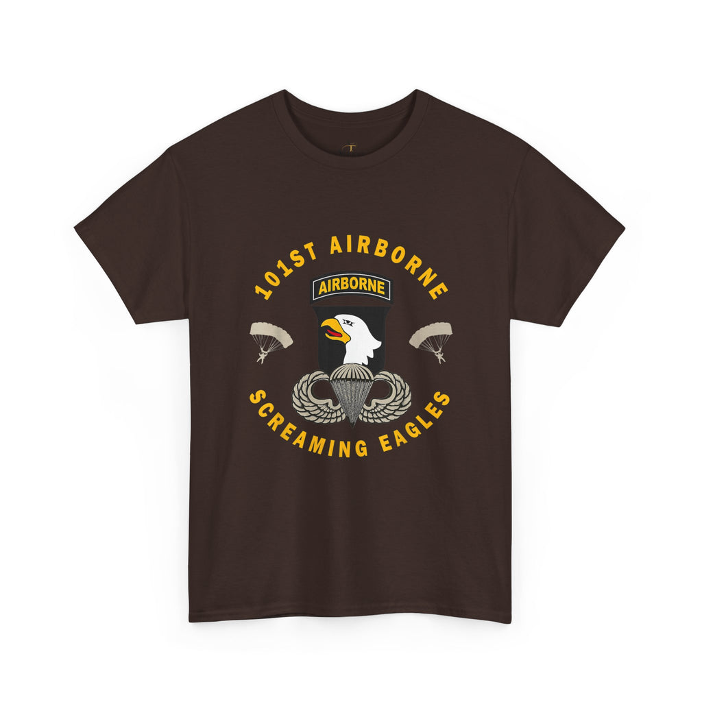 Unisex Heavy Cotton Tee 🦅 101st Airborne “Screaming Eagles” Veteran