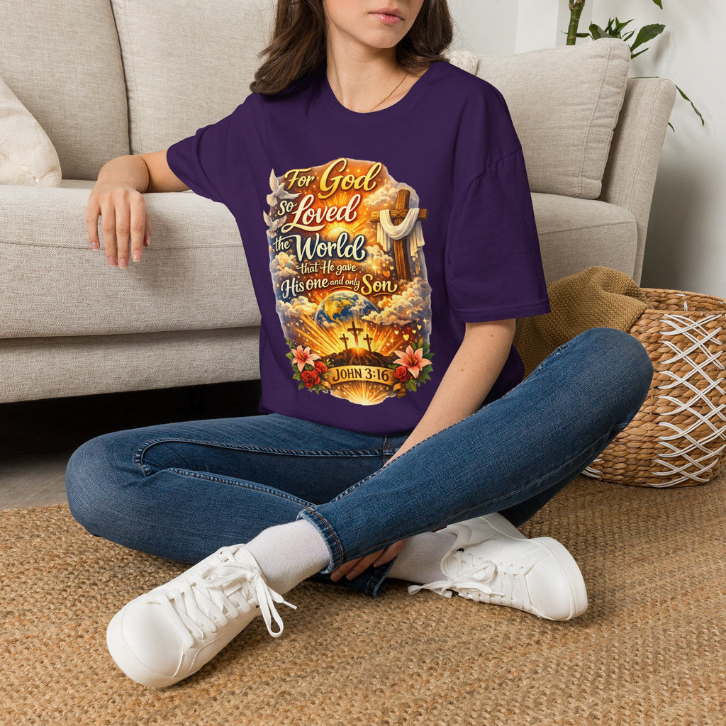 For God So Loved The World Unisex Softstyle T-Shirt