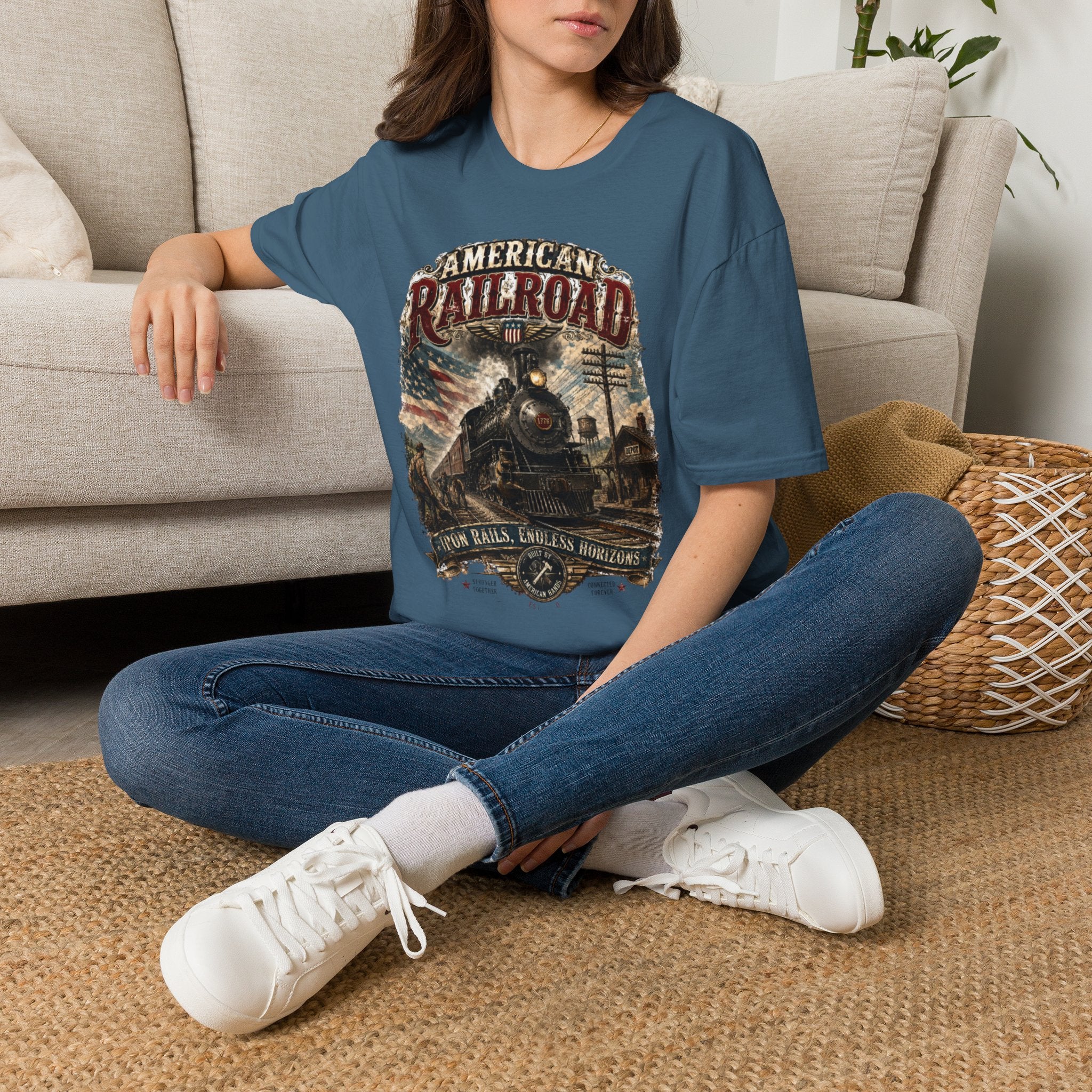 American Railroad Unisex Softstyle T-Shirt
