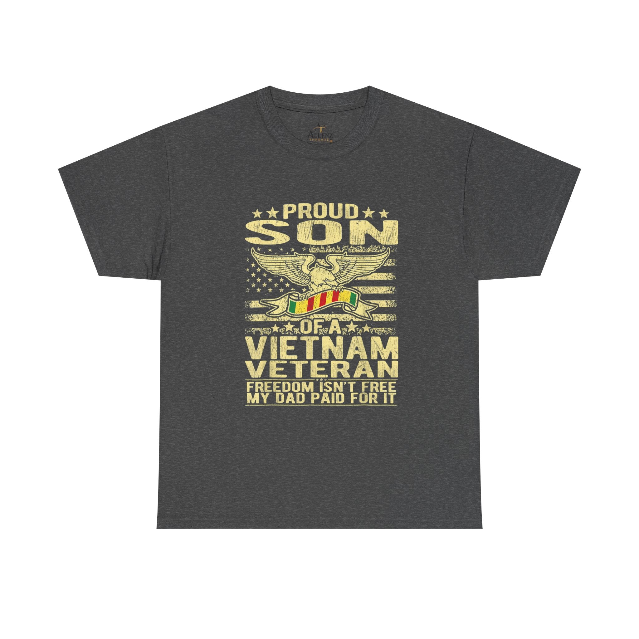 Unisex Heavy Cotton Tee  Proud Son of a Vietnam Veteran