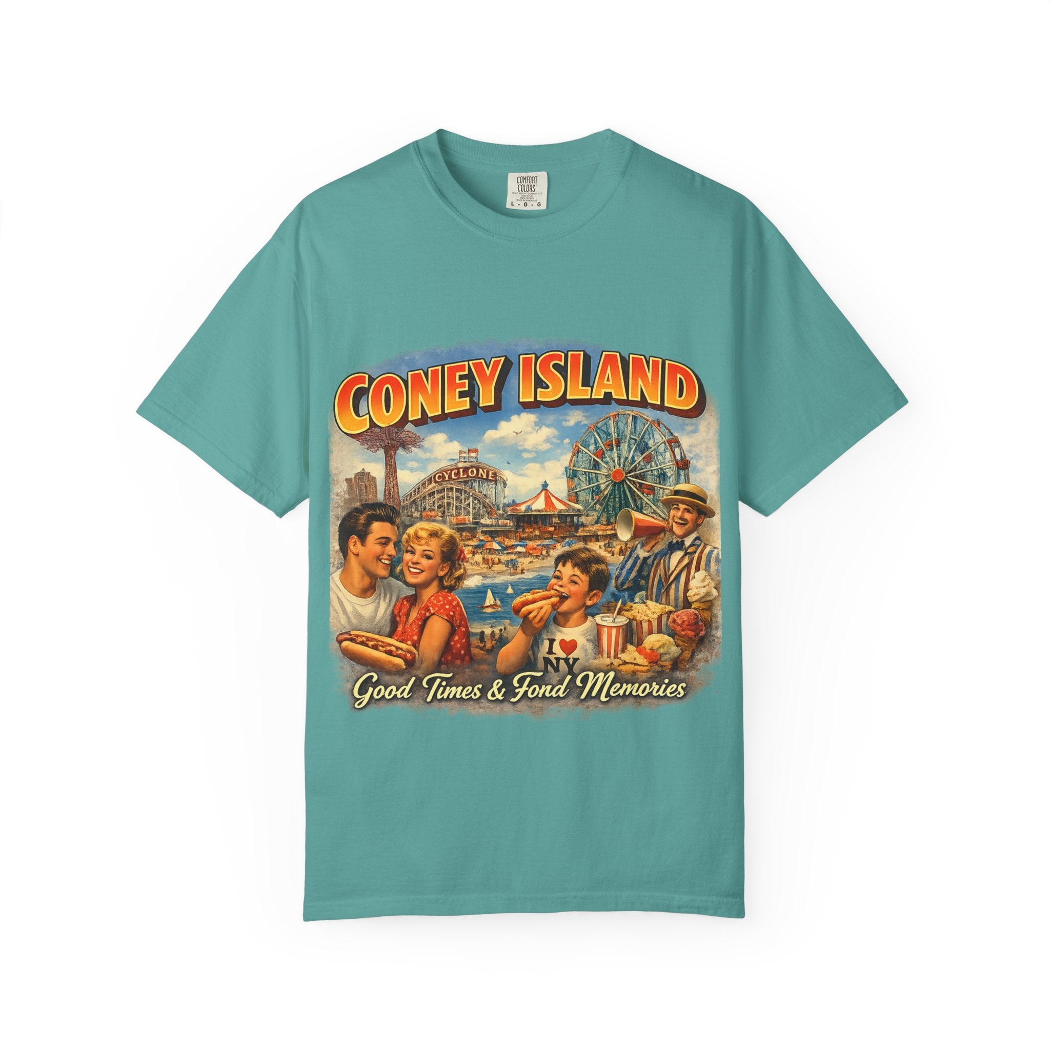 Coney Island Retro Graphic T-Shirt — "Good Times & Fond Memories"