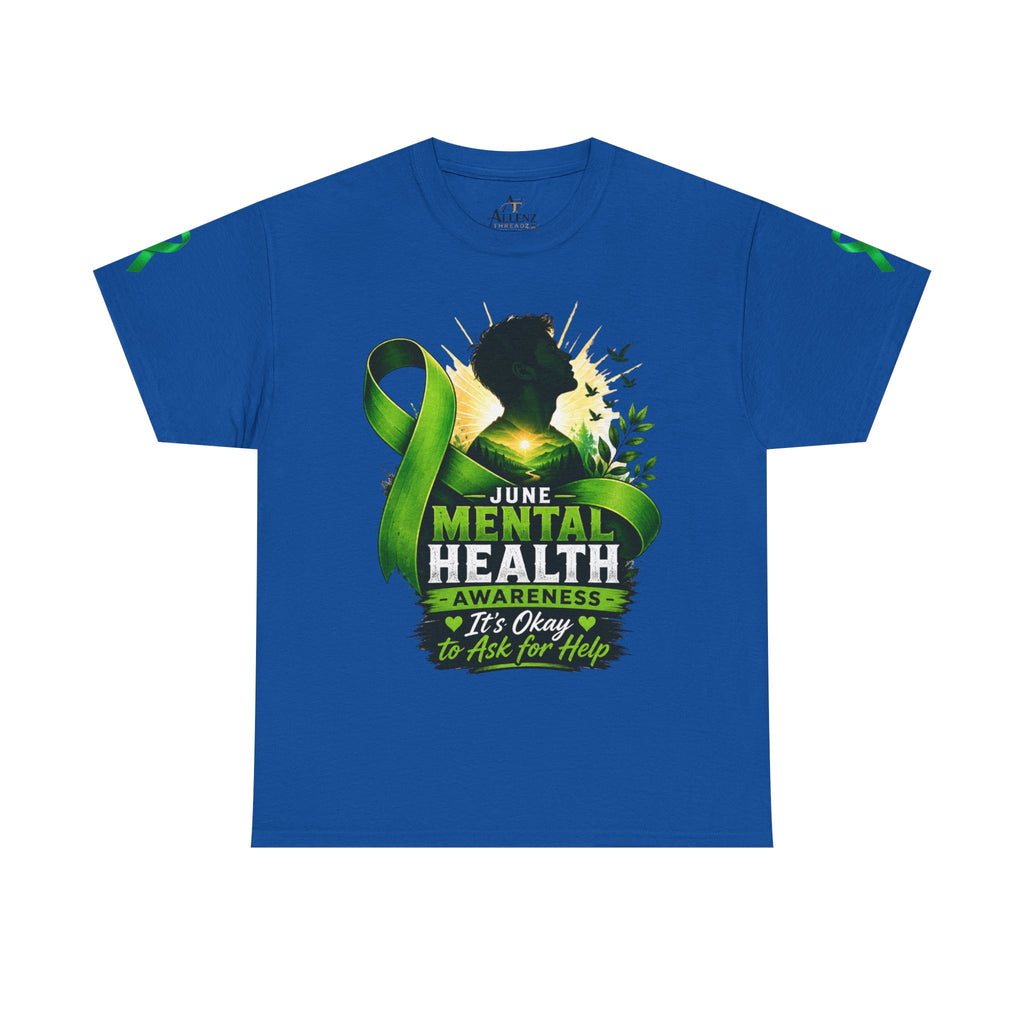Men's Mental Health Awareness Unisex Heavy Cotton Tee