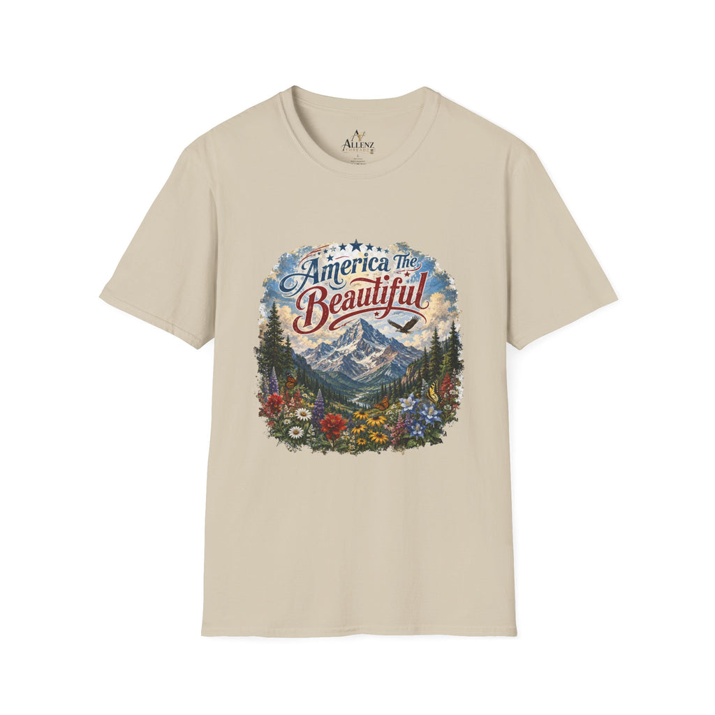 America the Beautiful Unisex Softstyle T-Shirt