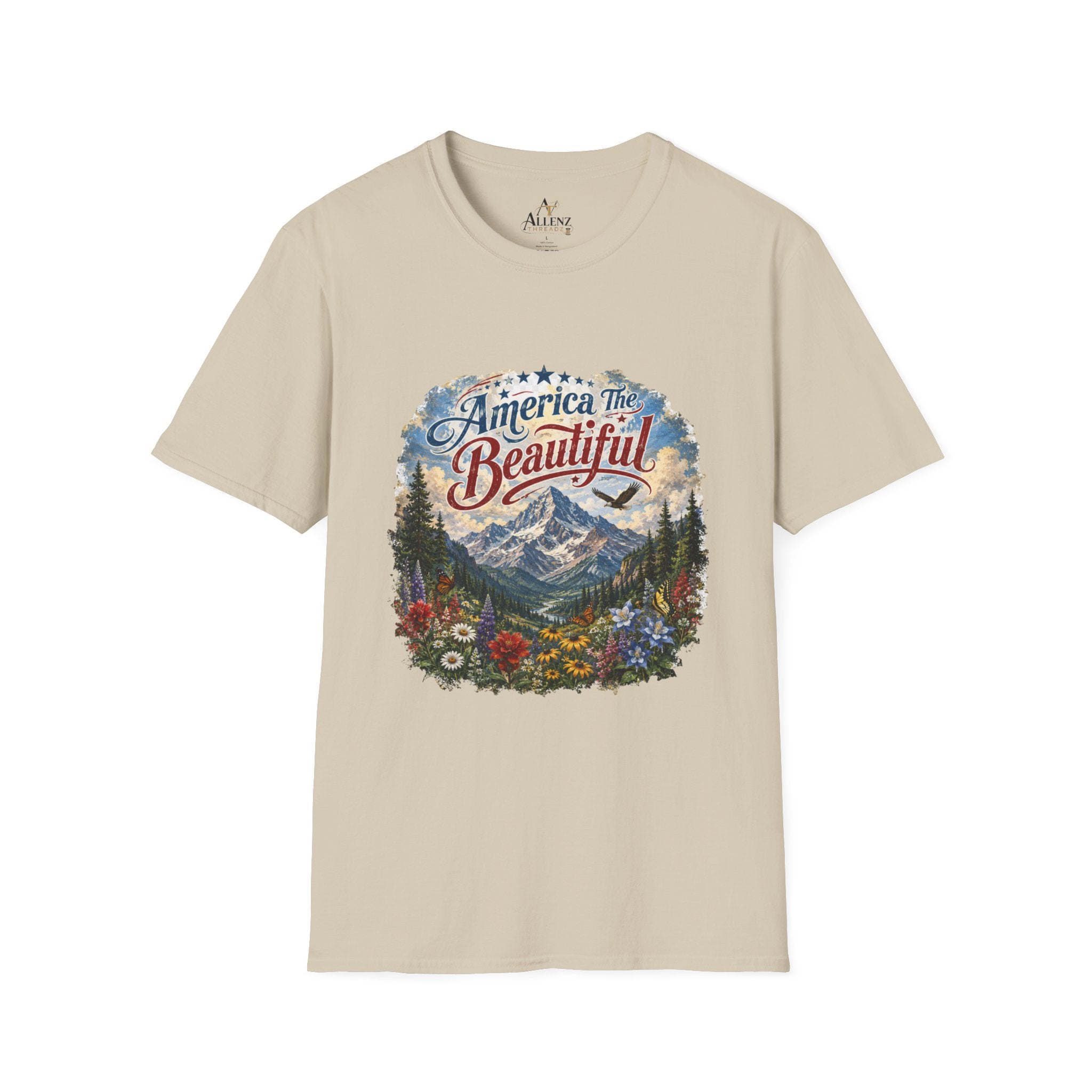 America the Beautiful Unisex Softstyle T-Shirt