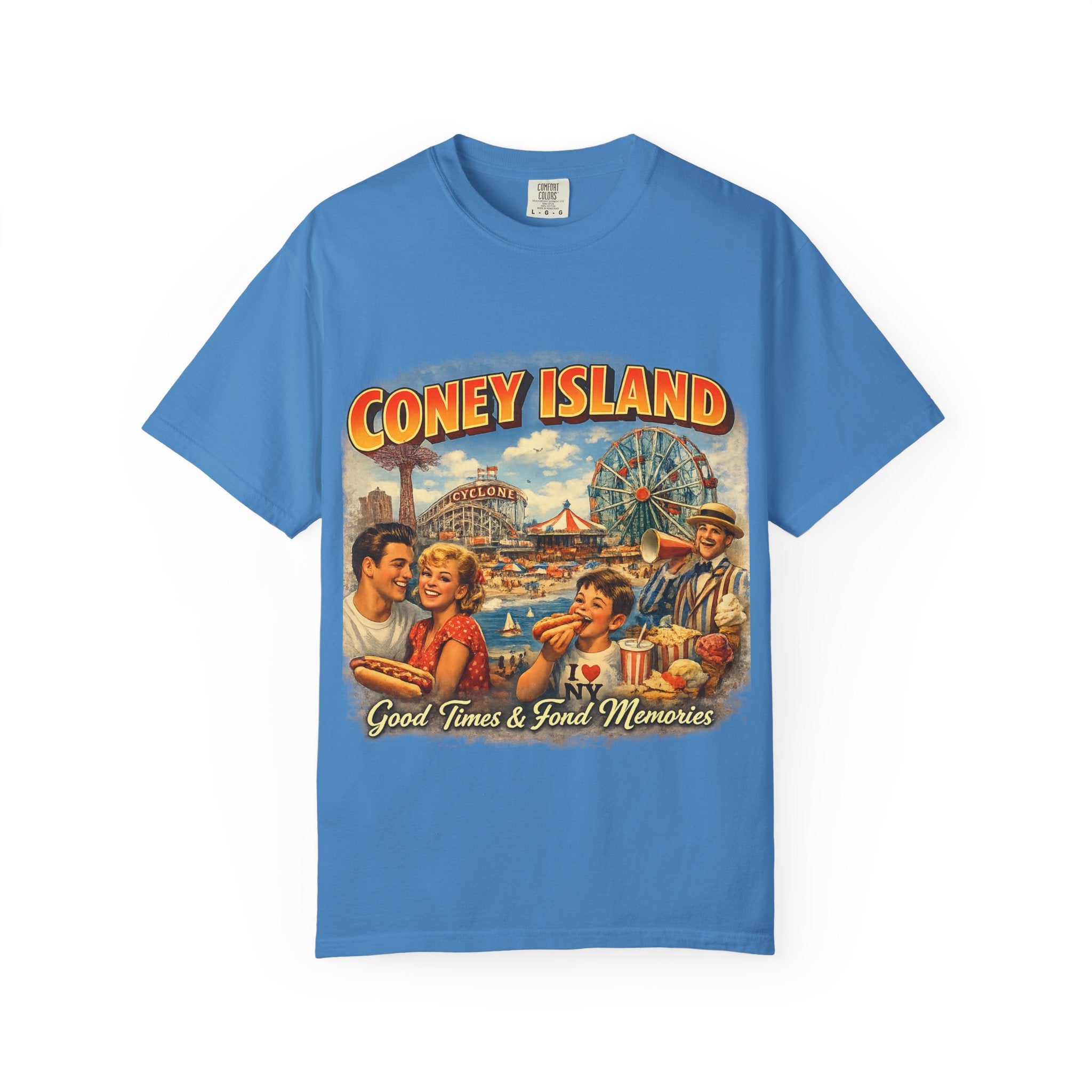 Coney Island Retro Graphic T-Shirt — "Good Times & Fond Memories"