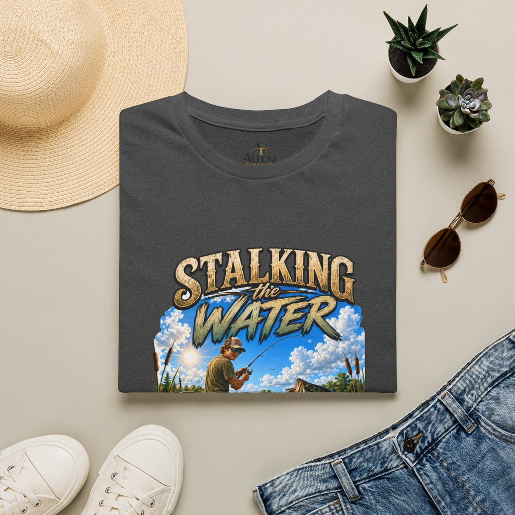 Stalking The Water Fishing Unisex Softstyle T-Shirt