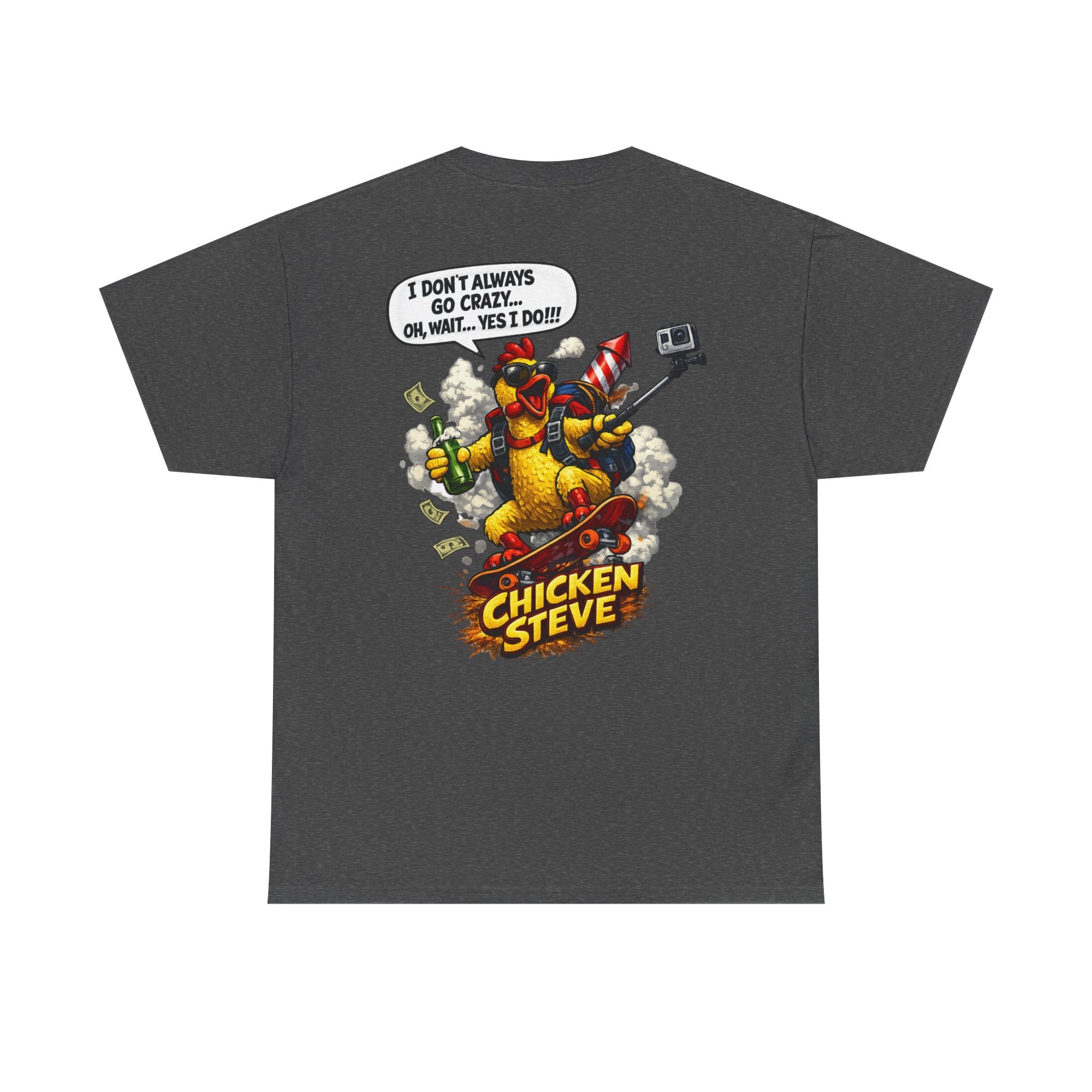 Unisex Heavy Cotton Tee    Chicken Steve's Adventures