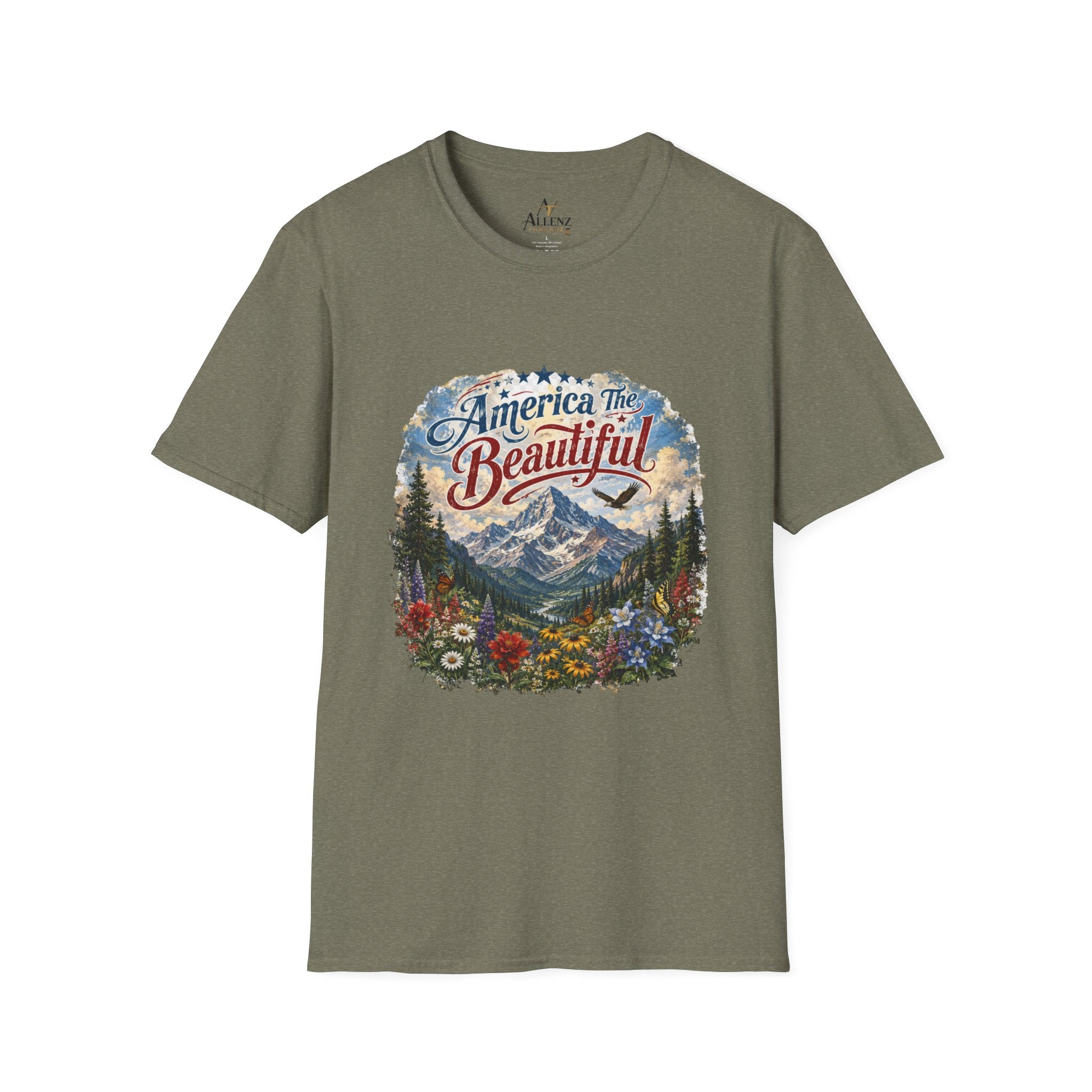 America the Beautiful Unisex Softstyle T-Shirt