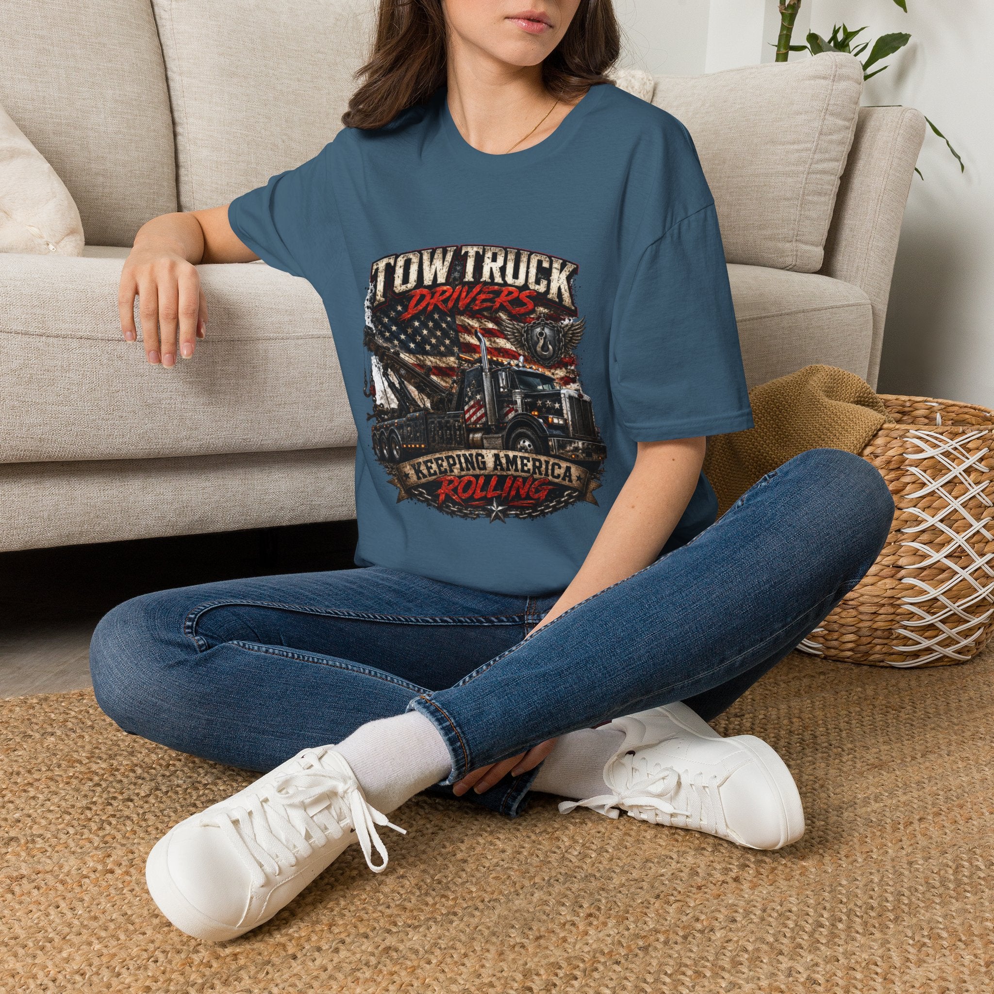 Tow Truck Driver Unisex Softstyle T-Shirt