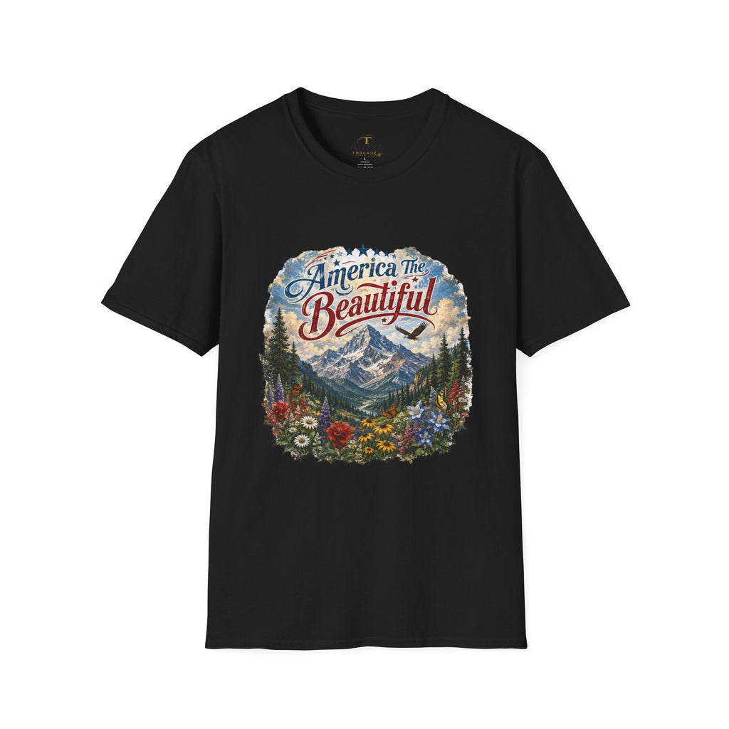 America the Beautiful Unisex Softstyle T-Shirt