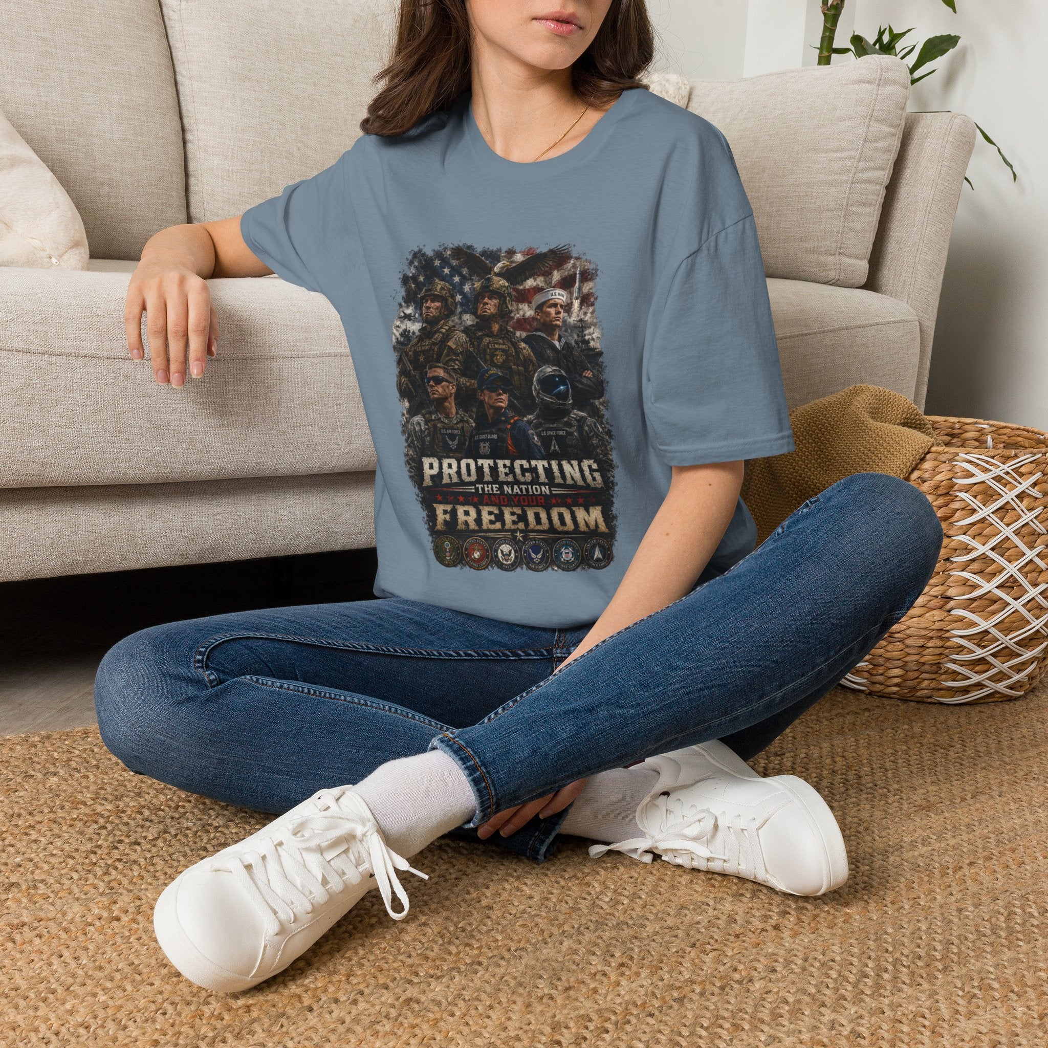 Protecting the Nation Unisex Softstyle T-Shirt