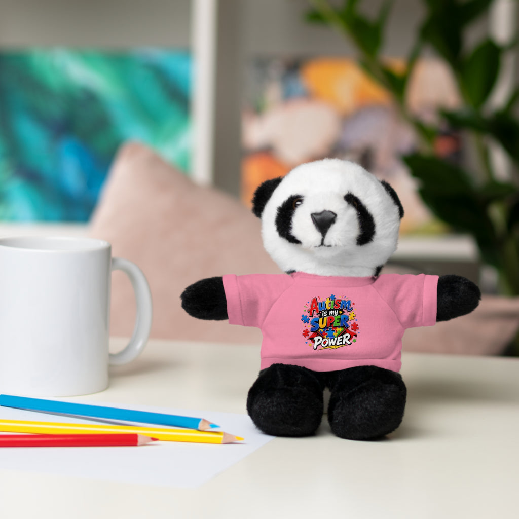 Kids Stuffed Animal with Autism T-Shirt