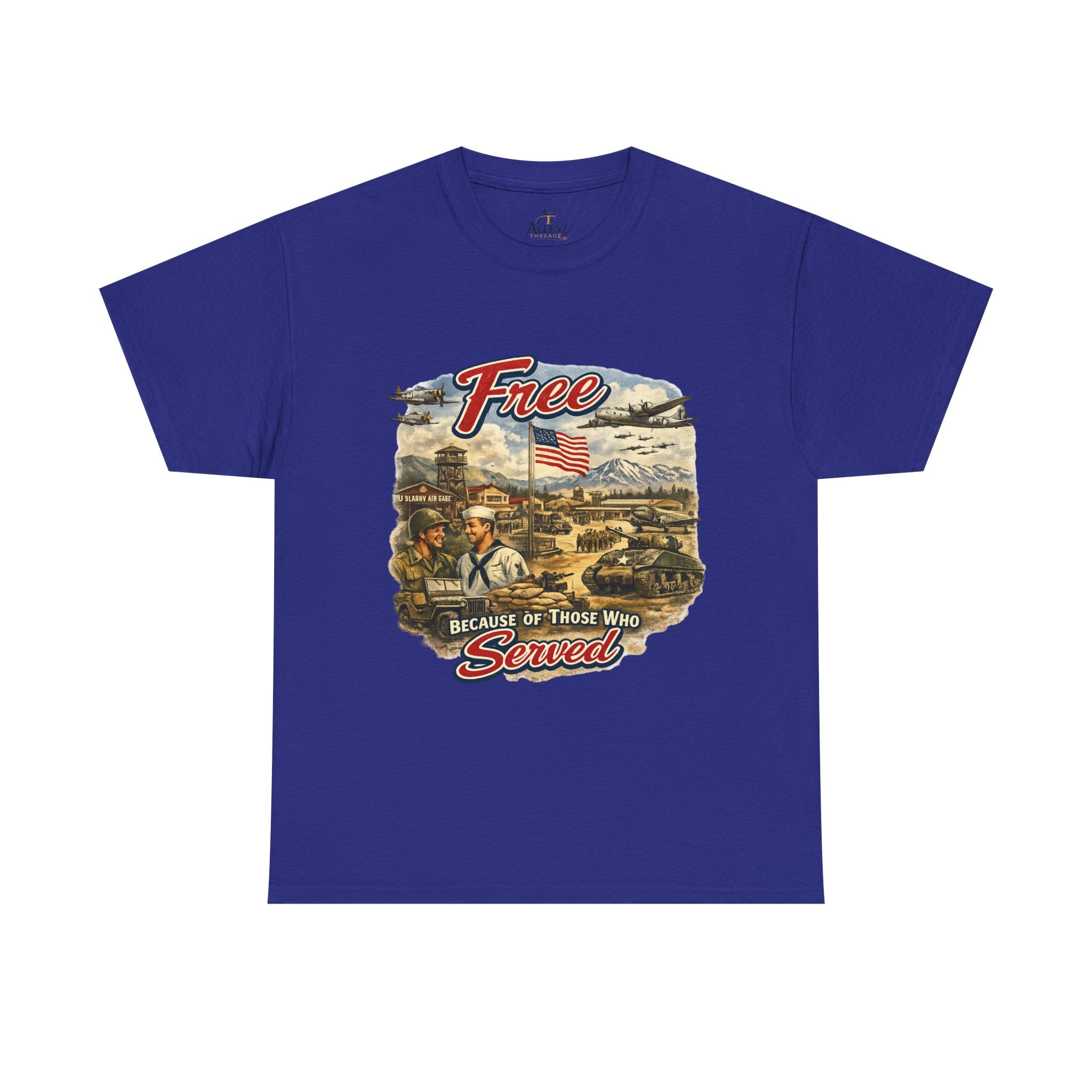 Unisex Heavy Cotton Tee - free because of who served