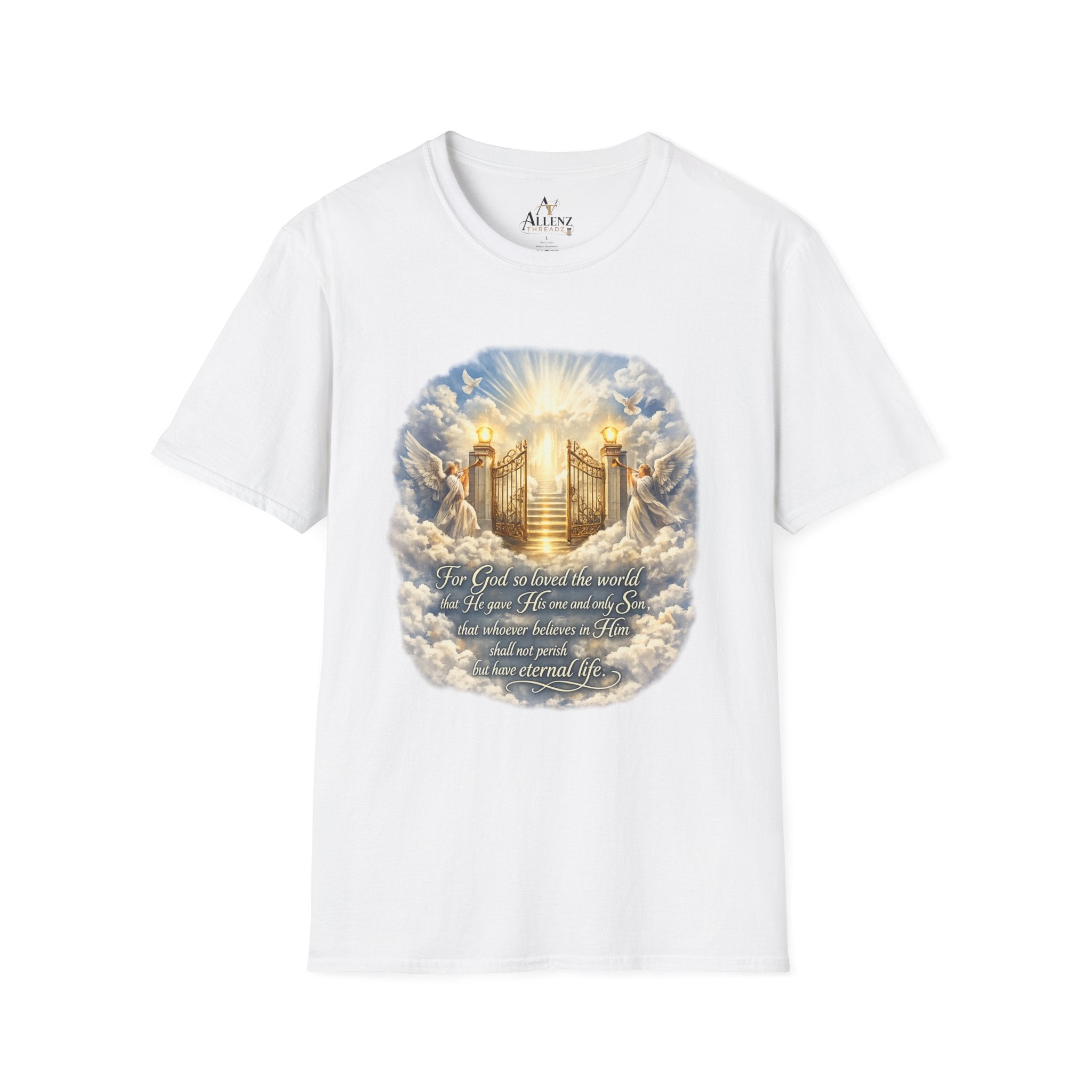 Heavenly Gates T‑Shirt — Inspirational Christian Faith Graphic Tee