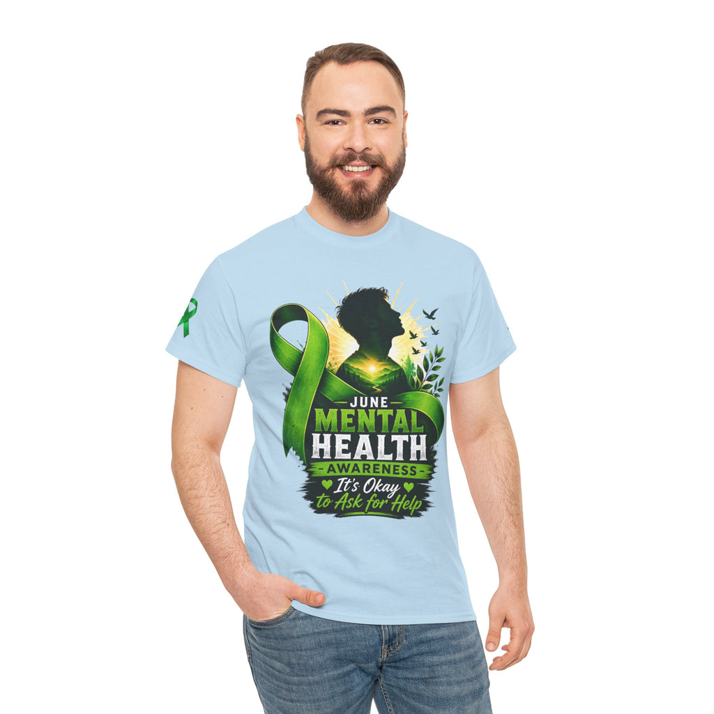 Men's Mental Health Awareness Unisex Heavy Cotton Tee