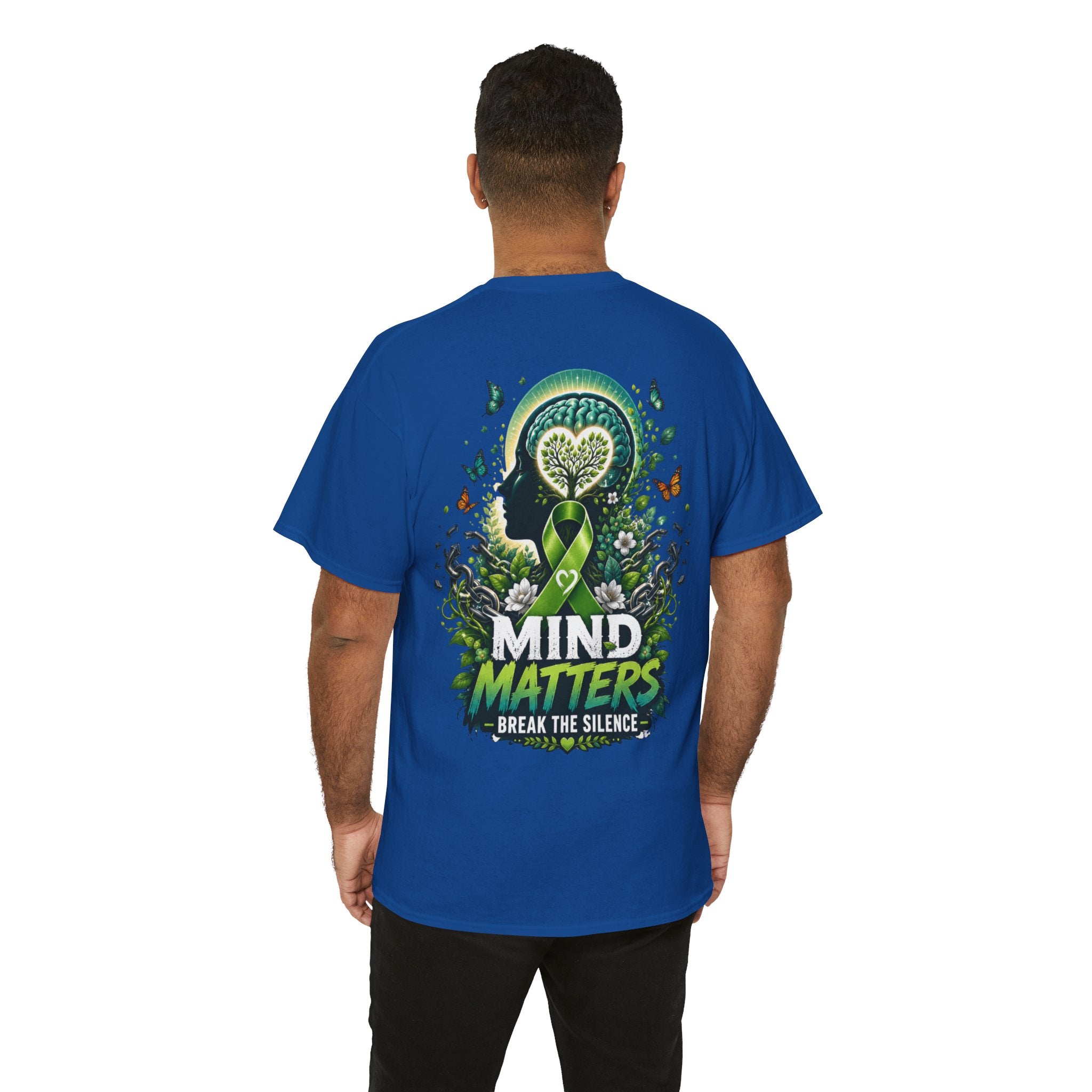 Break the Silence Mental Health Unisex Heavy Cotton Tee