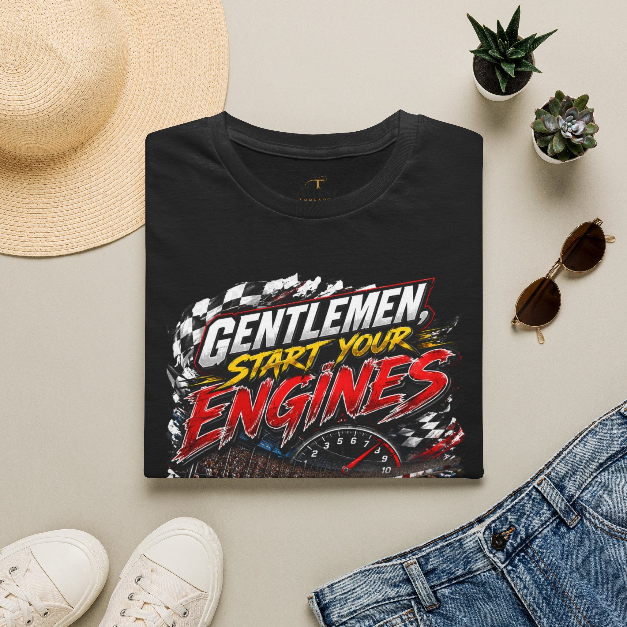 Start Your Engines Racing Unisex Softstyle T-Shirt