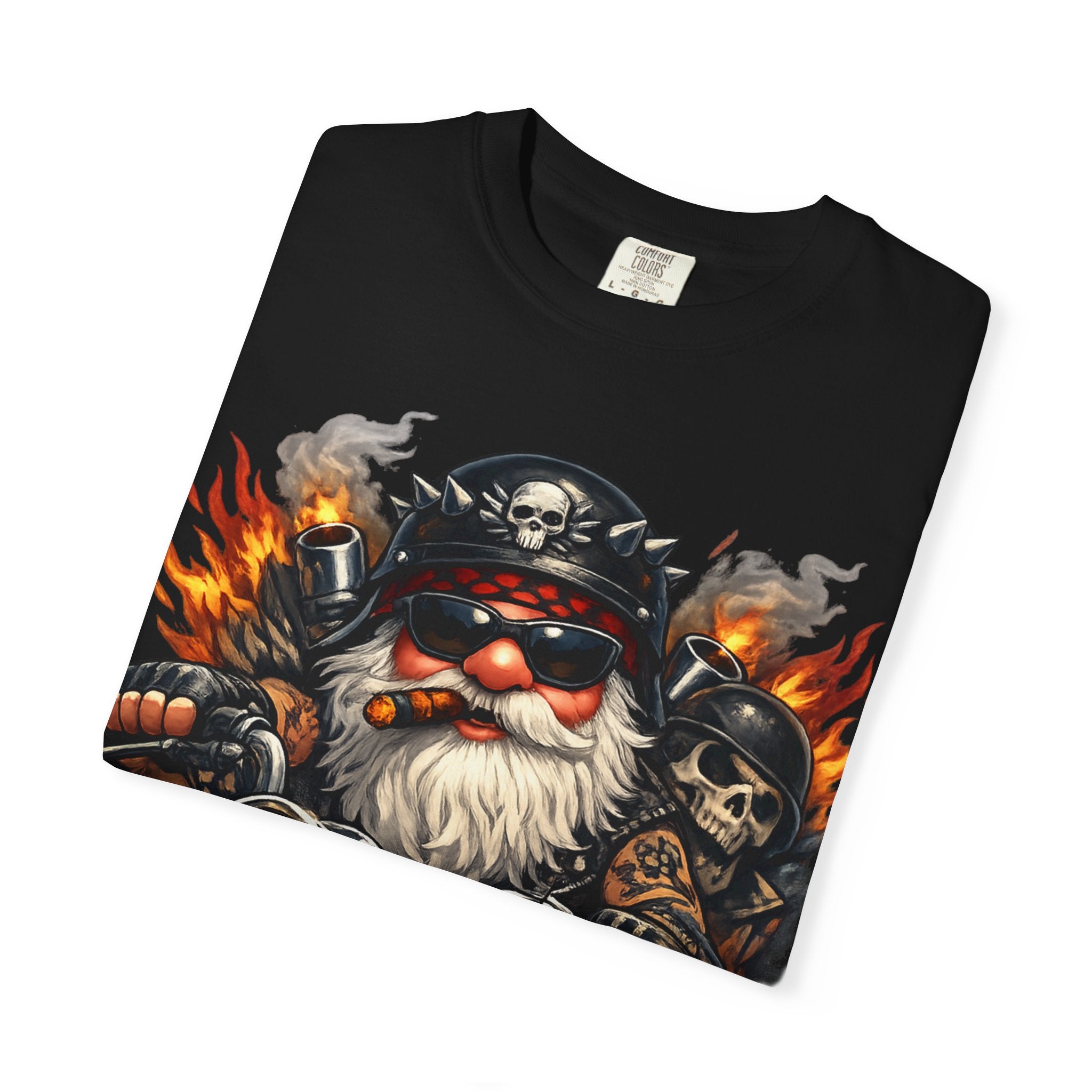 Biker Life T-Shirt — Vintage Gnome Motorcycle Graphic Tee