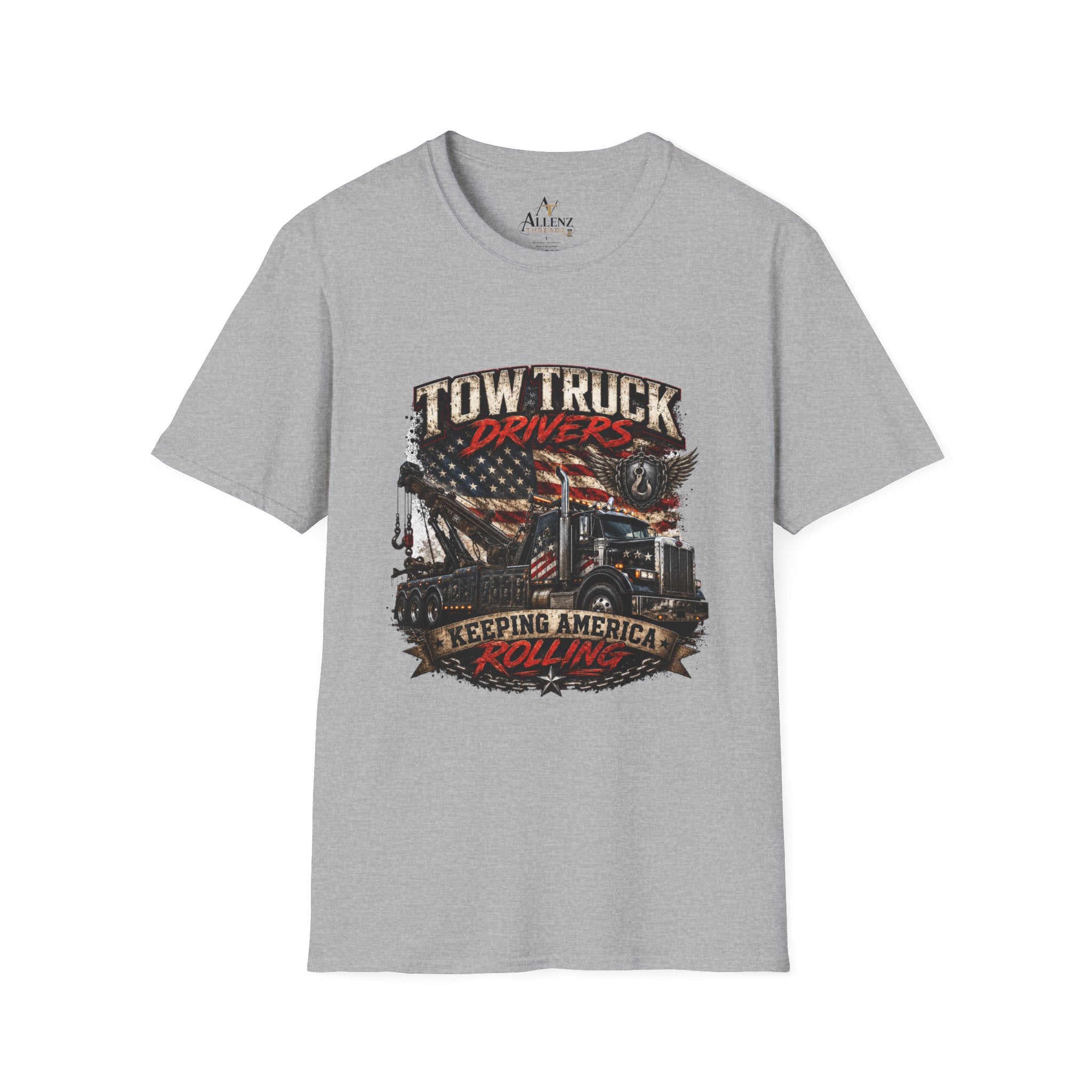 Tow Truck Driver Unisex Softstyle T-Shirt
