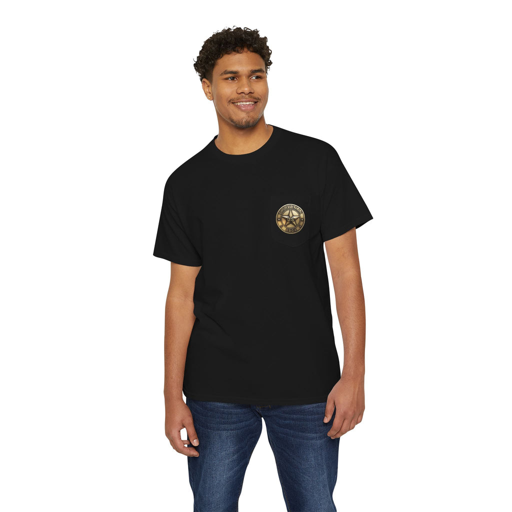 True Texan Scare Bear  Unisex Heavy Cotton Pocket Tee