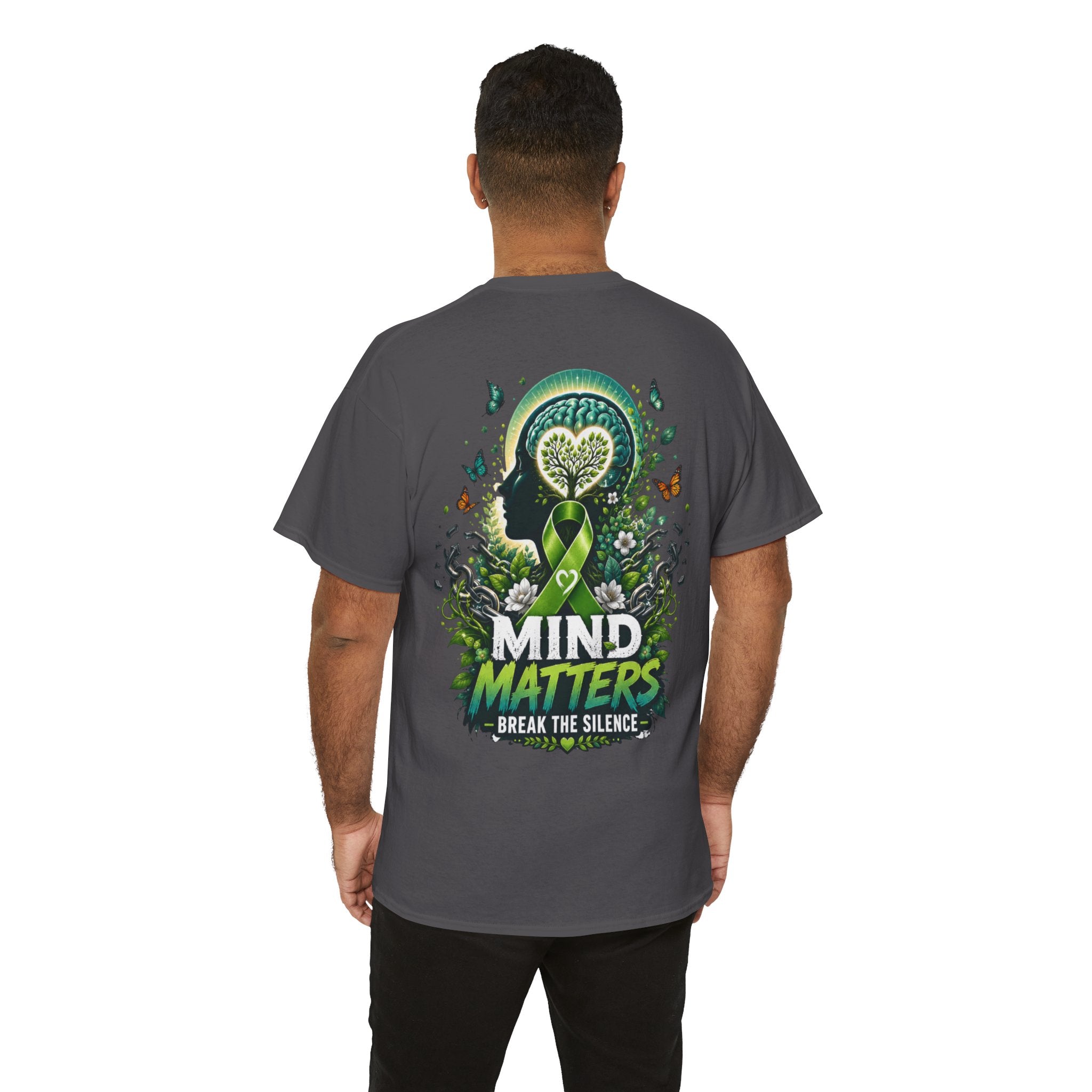 Break the Silence Mental Health Unisex Heavy Cotton Tee