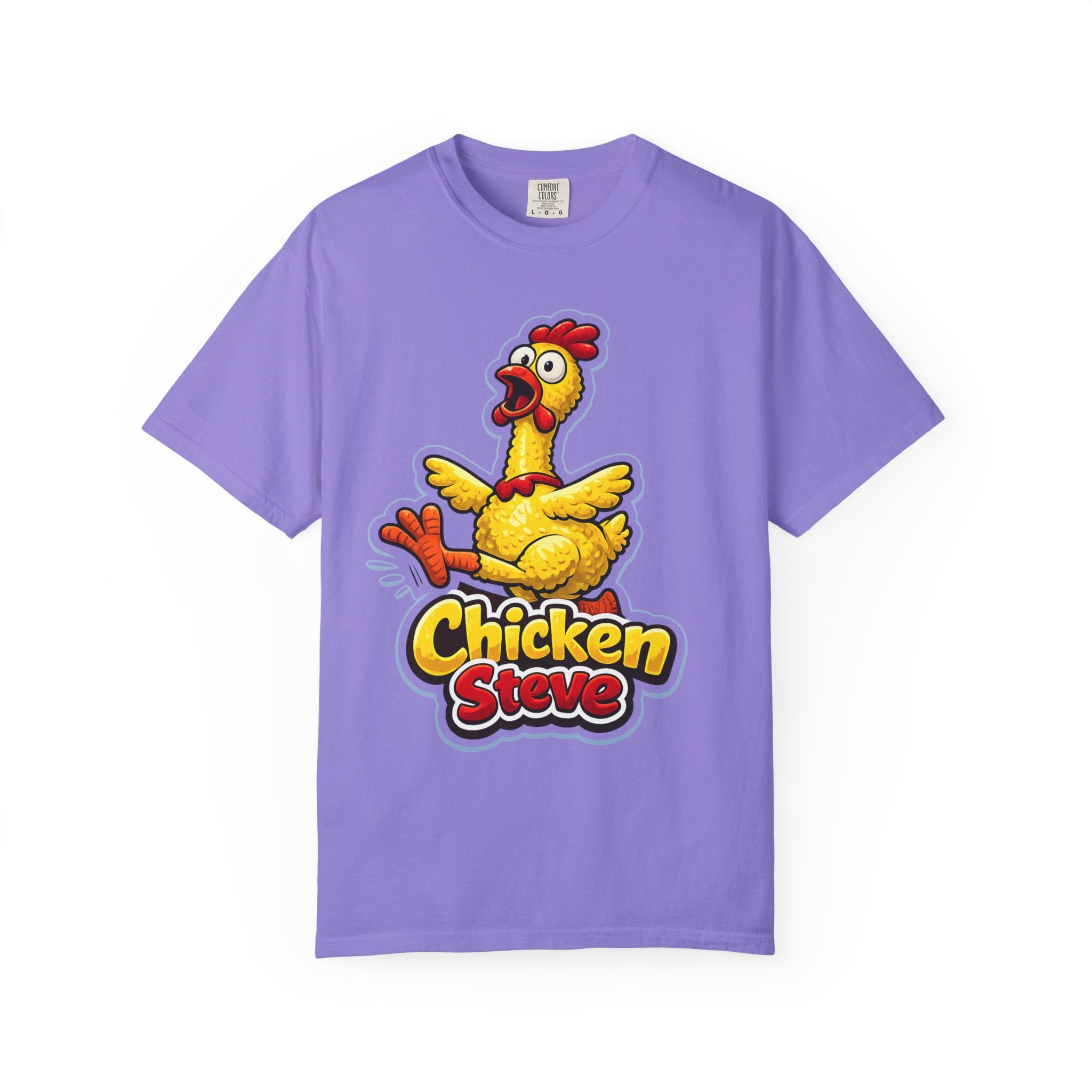 Chicken Steve T-Shirt — Funny Cartoon Chicken Graphic Tee