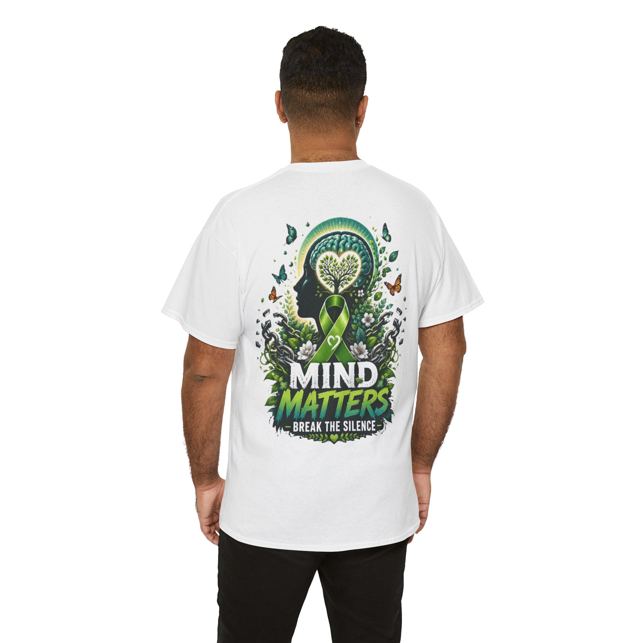 Break the Silence Mental Health Unisex Heavy Cotton Tee