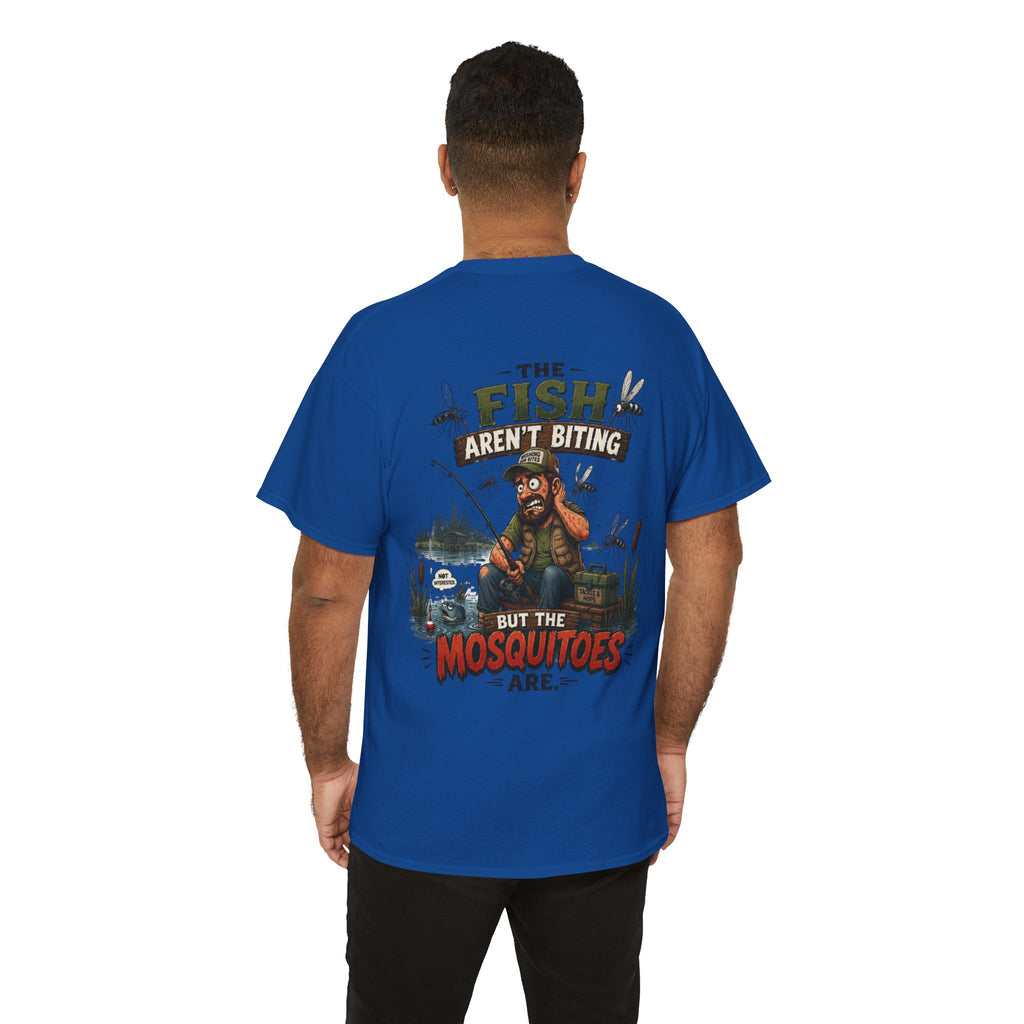 The Fish Ain't Biting Unisex Heavy Cotton Tee