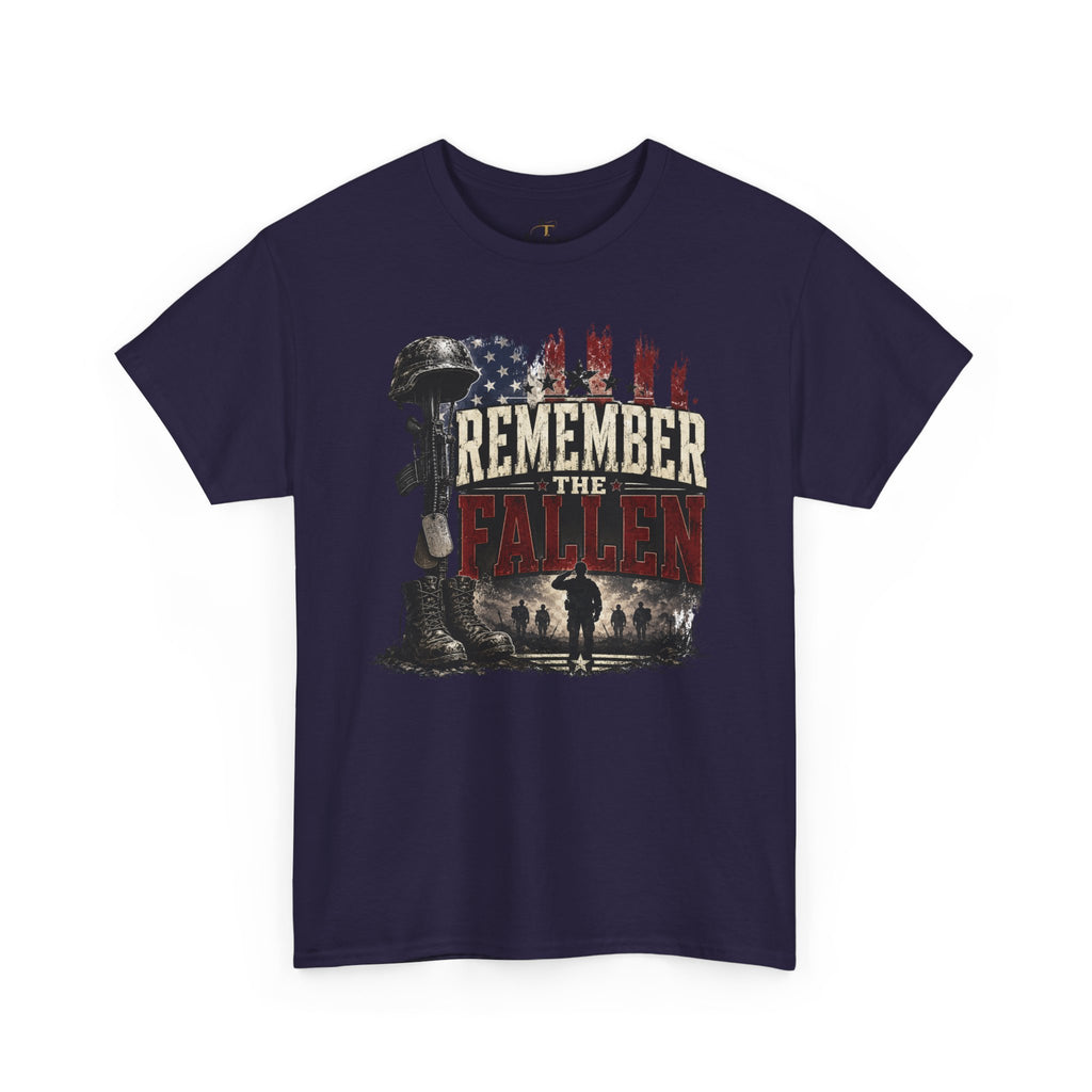 Unisex Heavy Cotton Tee   Military remember the Fallen