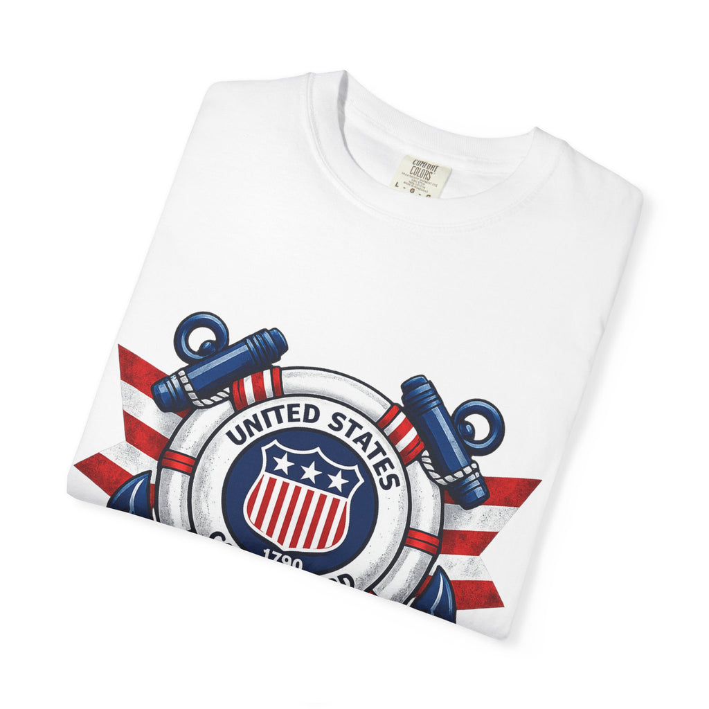 US Coast Guard “Semper Paratus” Emblem T-Shirt — Always Ready Patriotic Tee