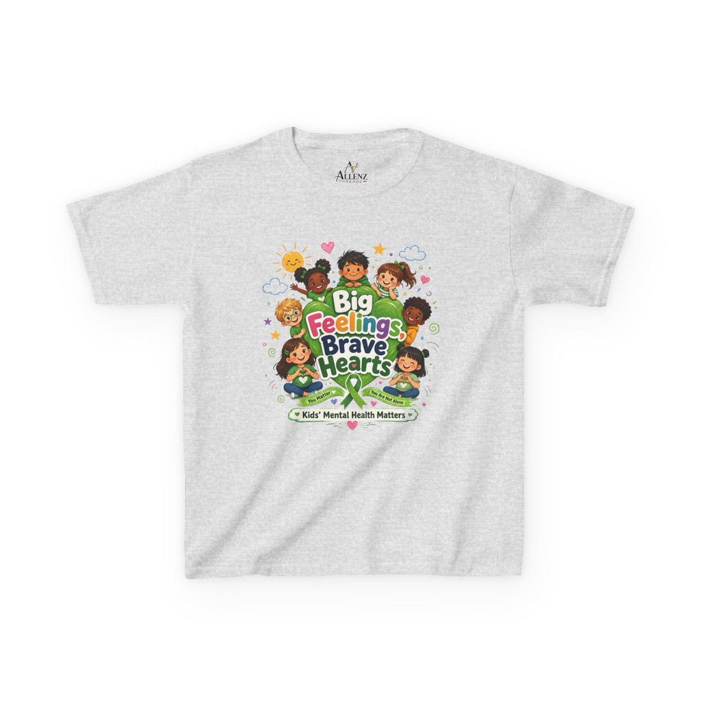 Brave Hearts Mental Health Kids Heavy Cotton™ Tee