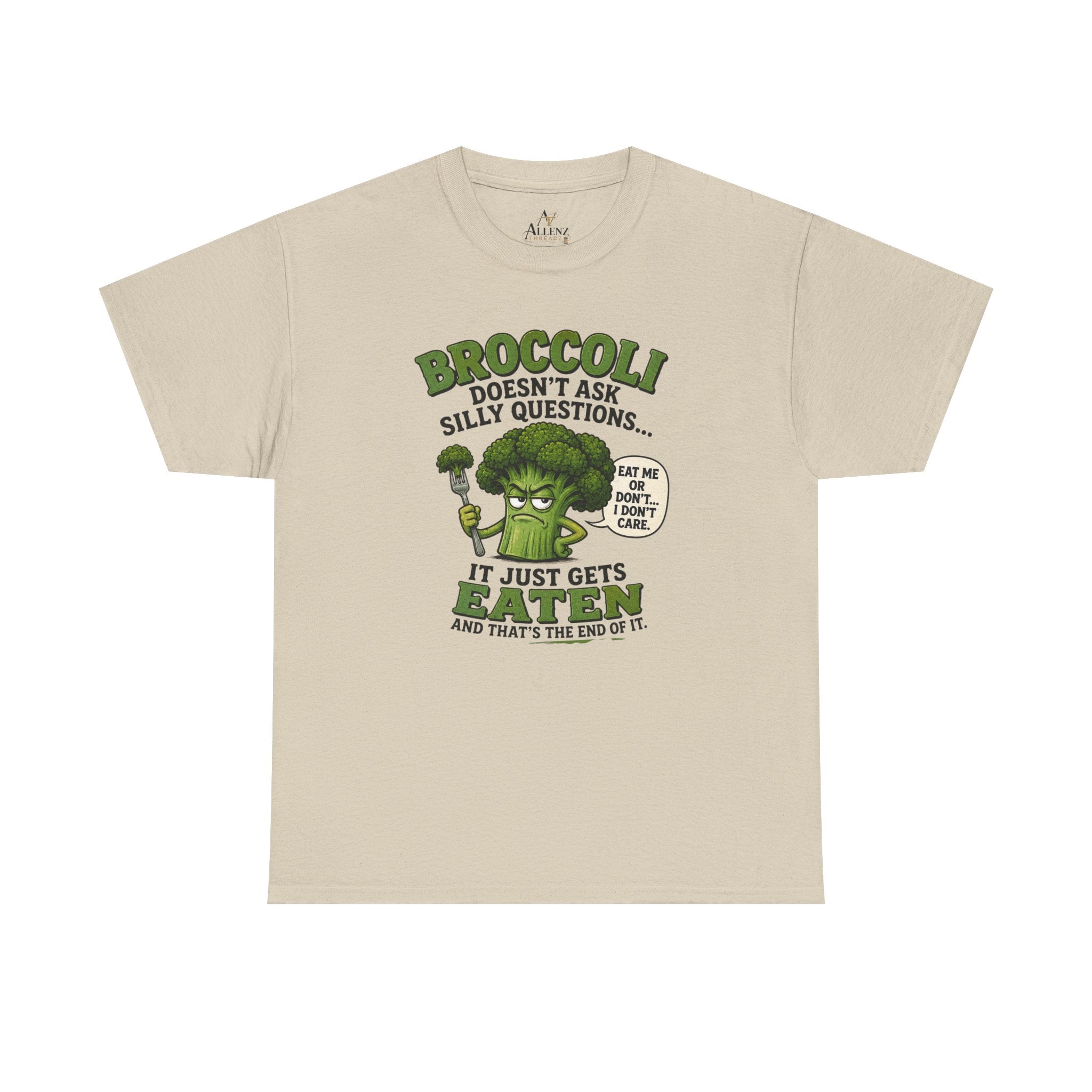Broccoli head Unisex Heavy Cotton Tee