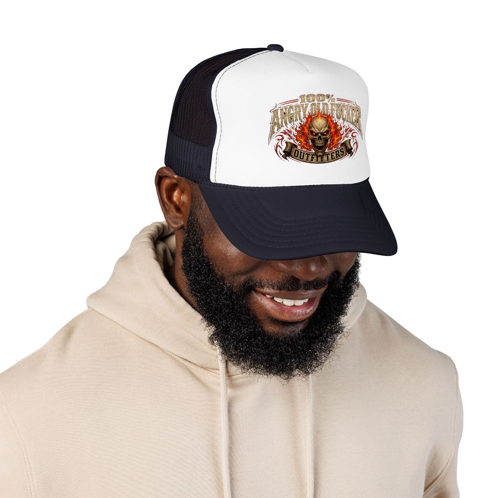 Foam Trucker Hat. 100% angry old man.