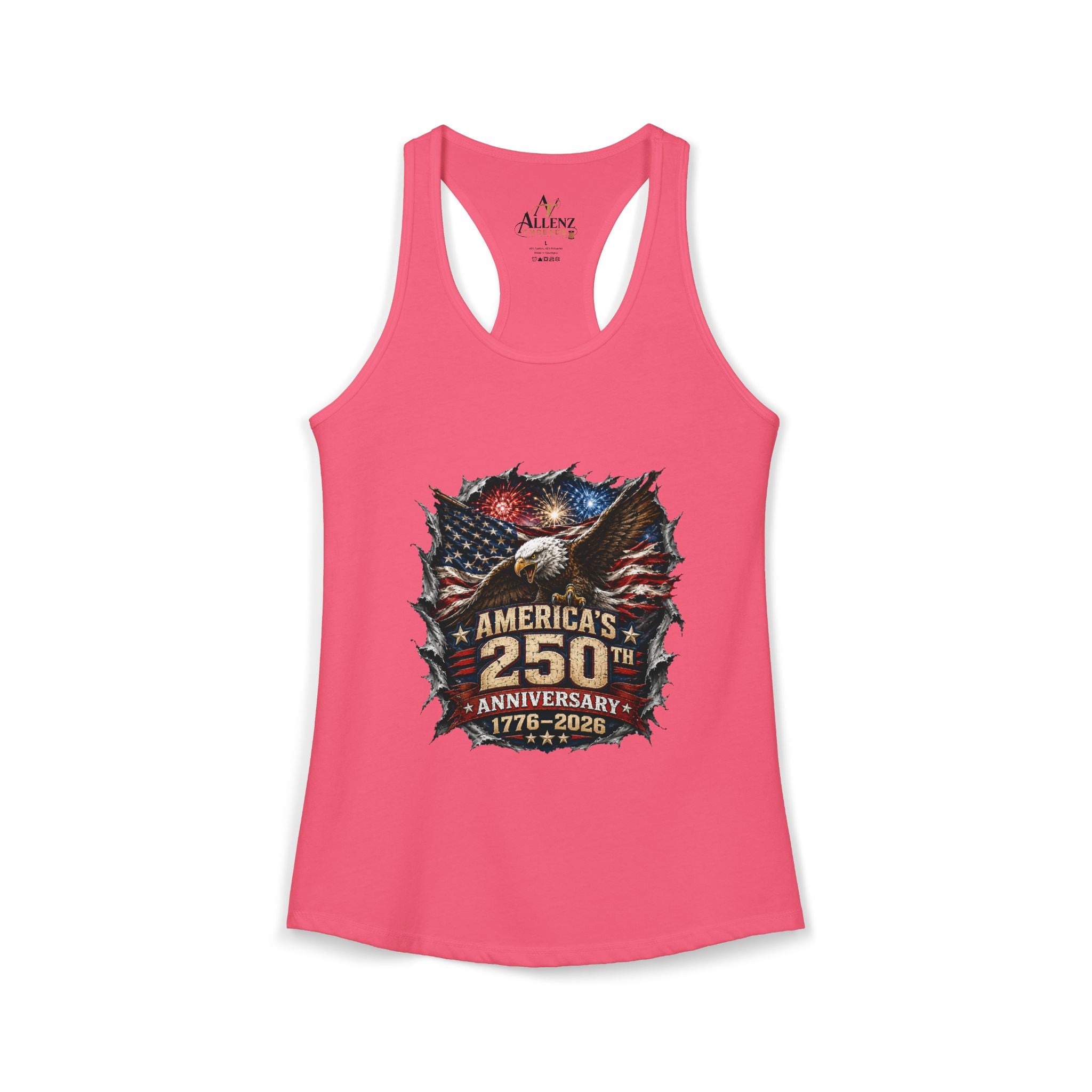 Americas 250th Anniversary Women's Ideal Racerback Tank
