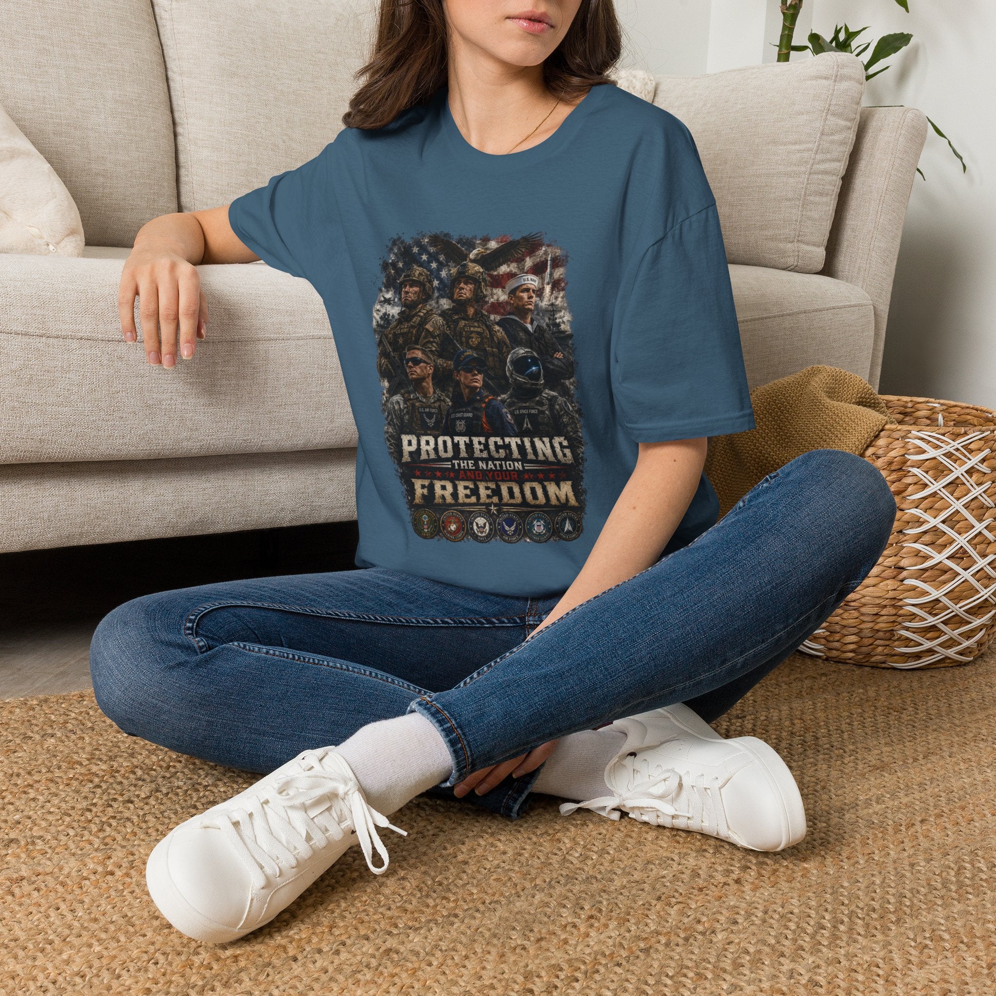 Protecting the Nation Unisex Softstyle T-Shirt