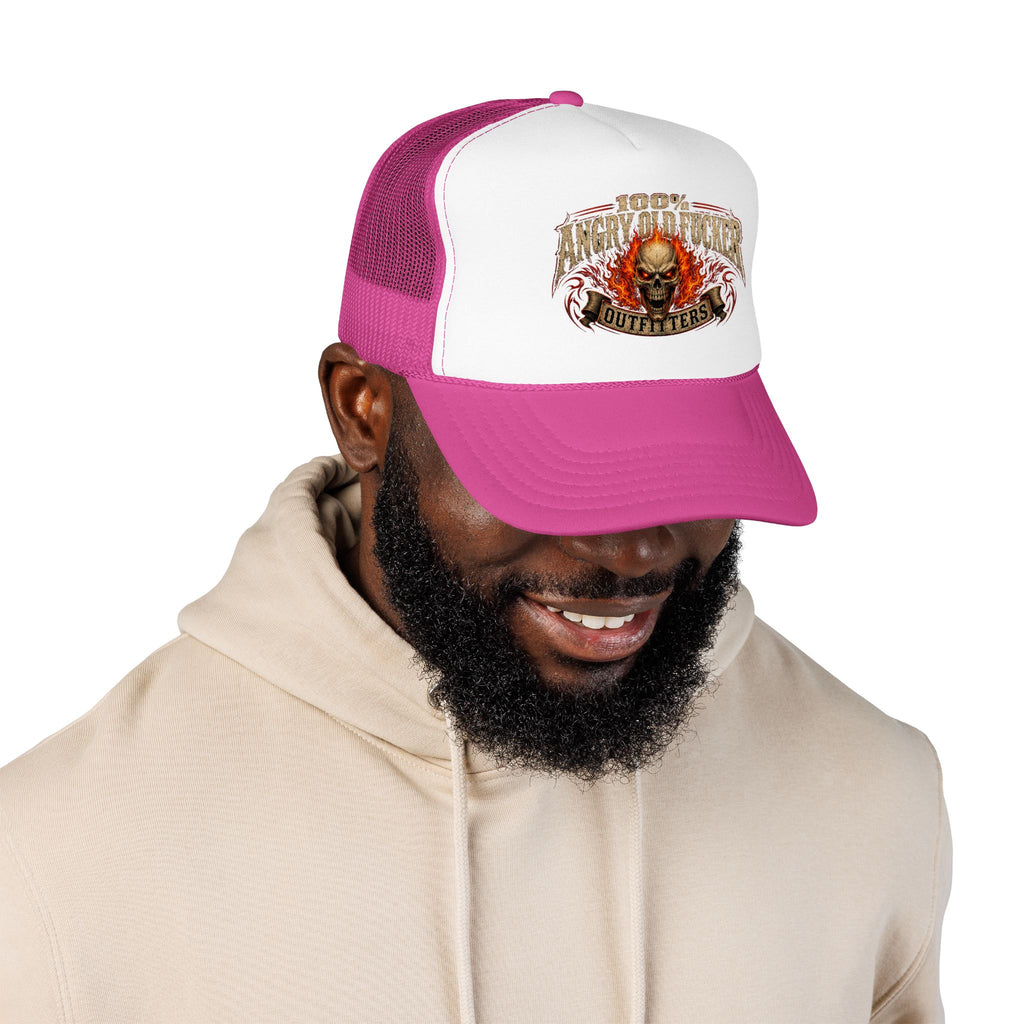 Foam Trucker Hat. 100% angry old man.